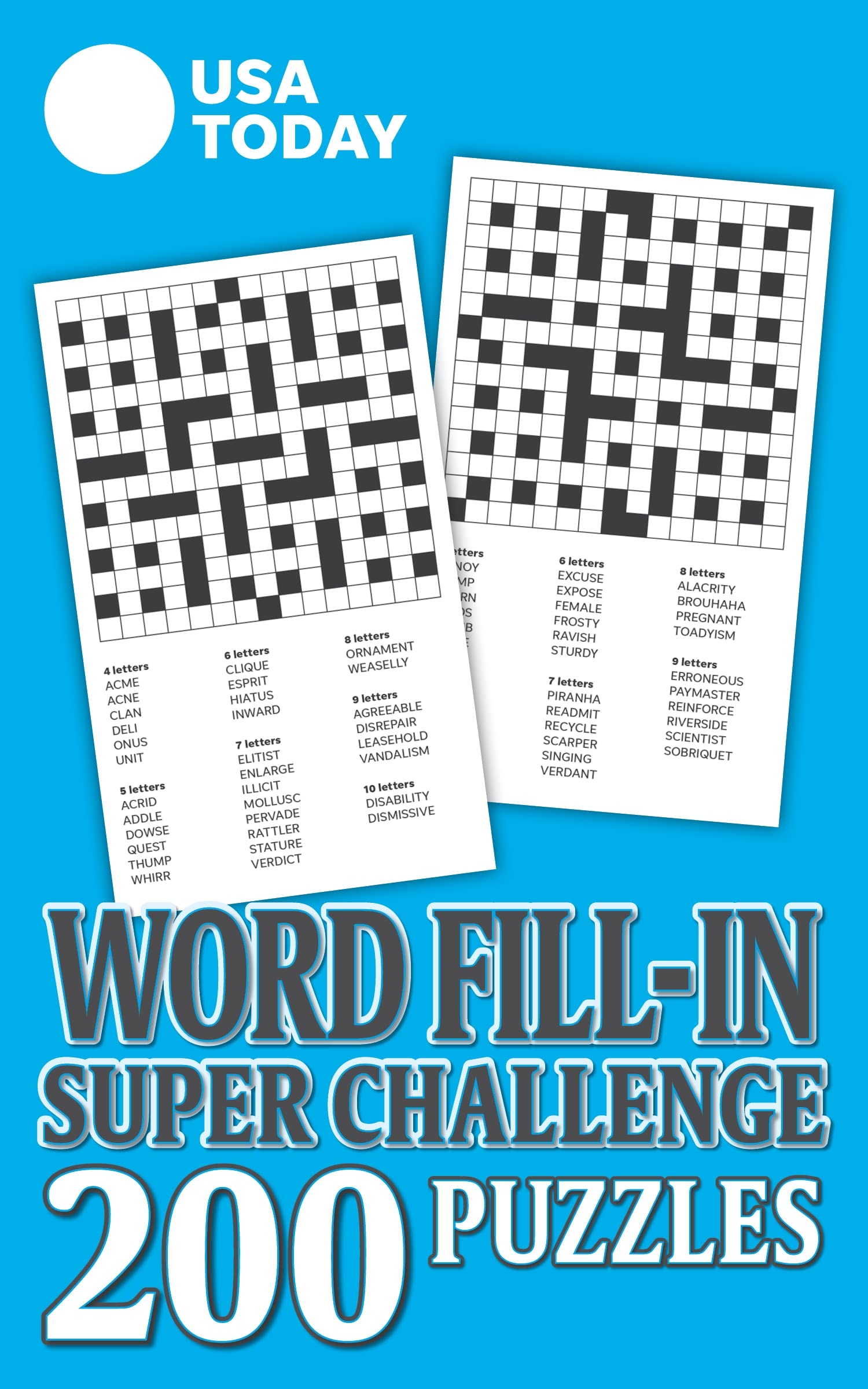 USA Today Word Fill In Super Challenge 200 Puzzles Usa Today Amazon sg Books USA Today Word Fill In Super Challenge 200 Puzzles Usa Today Amazon sg Books