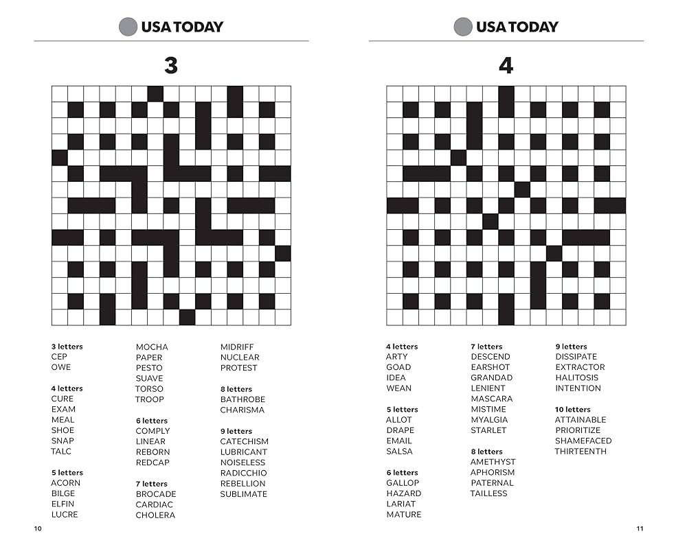 USA TODAY Word Fill In Super Challenge 200 Puzzles USA Today Puzzles USA TODAY 9781524869908 Amazon Books