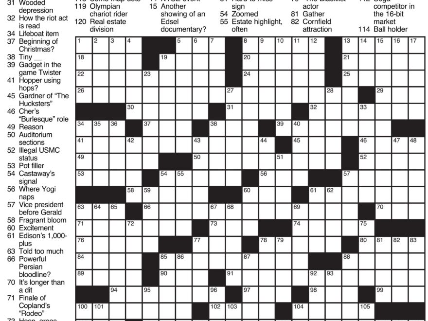 Usa Top Today Crossword