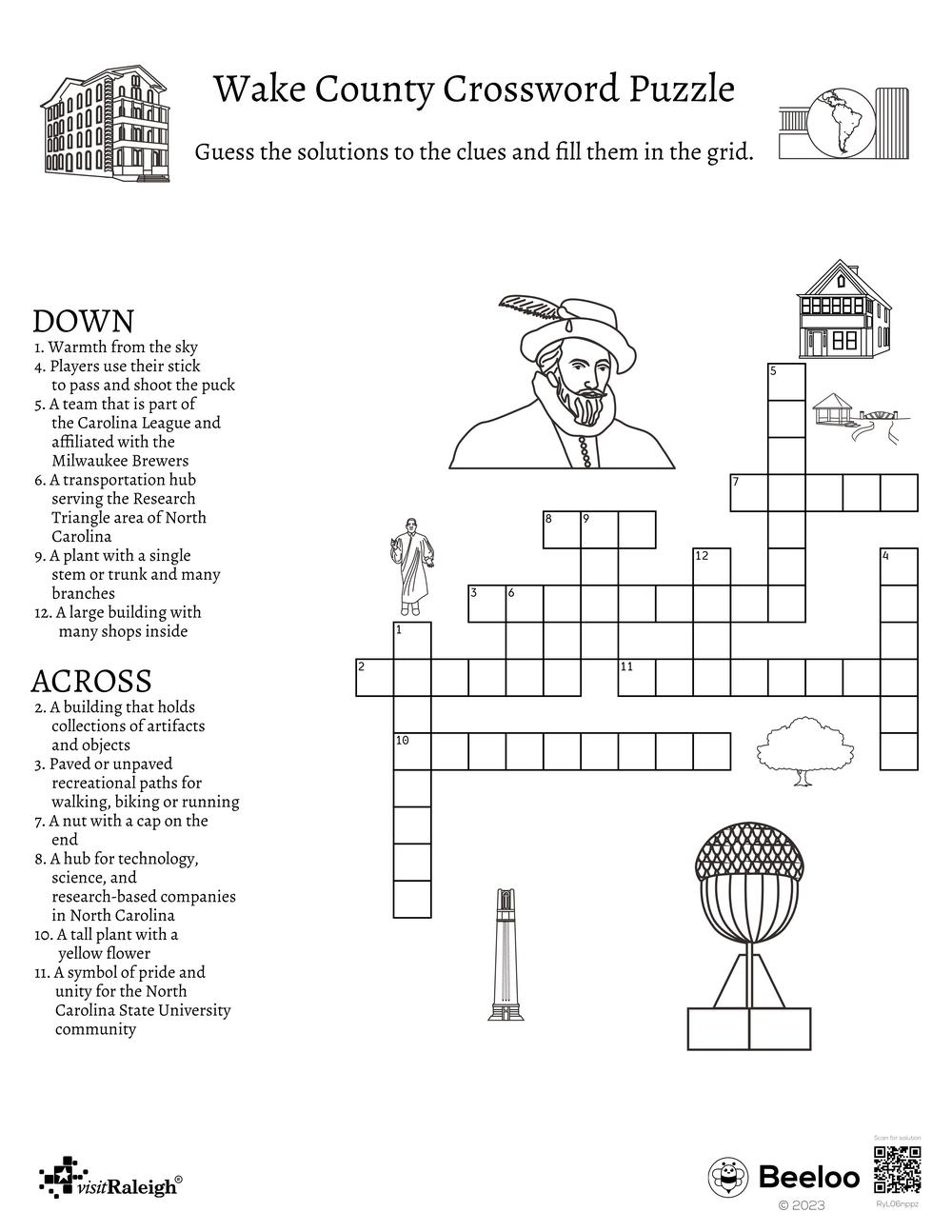 Wake County Crossword Puzzle Beeloo Printable Crafts And Activities For Kids Wake County Crossword Puzzle Beeloo Printable Crafts And Activities For Kids