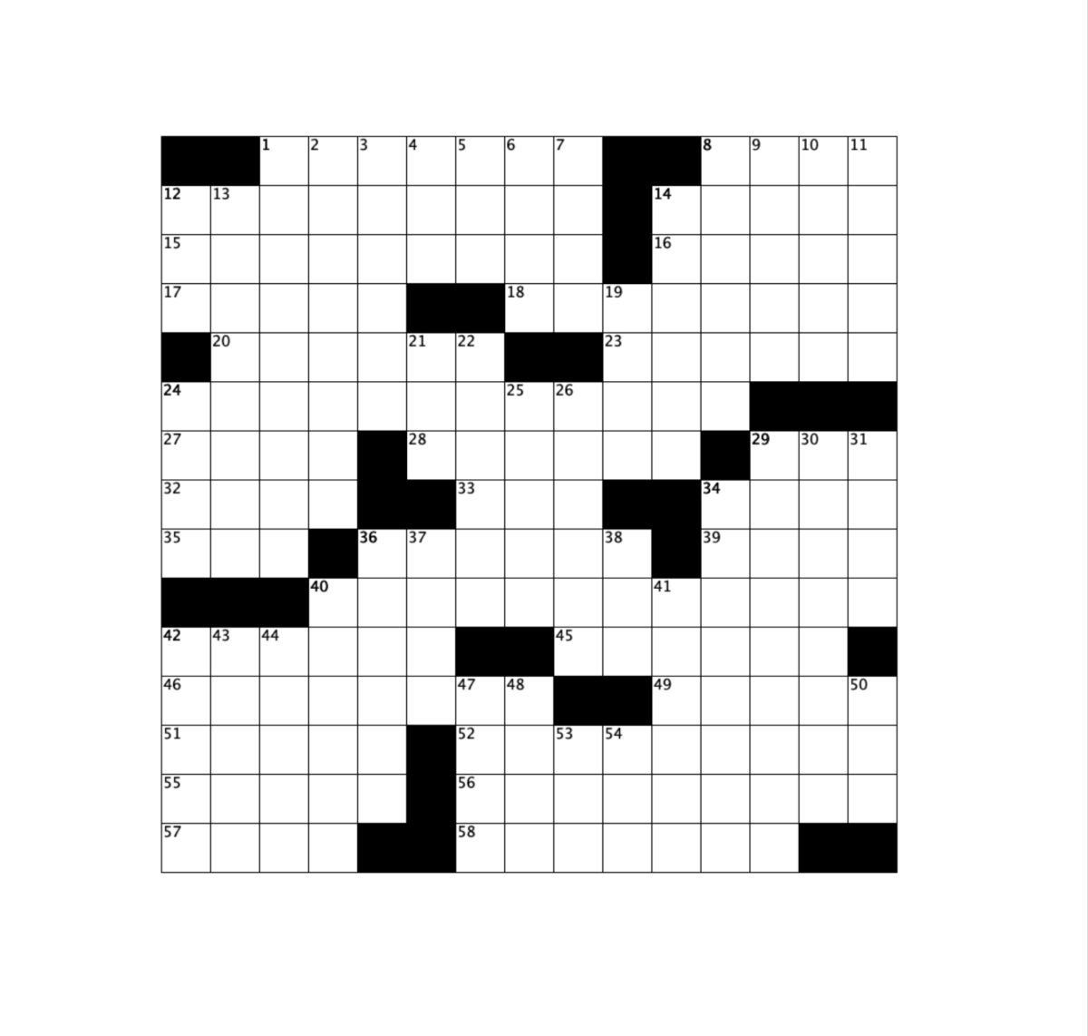 Weekly Crossword The Oberlin Review Weekly Crossword The Oberlin Review