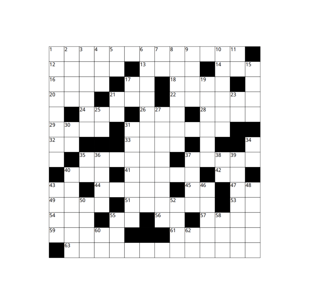 Printable Blank La Times Crossword Puzzle Printable Blank La Times Crossword Puzzle