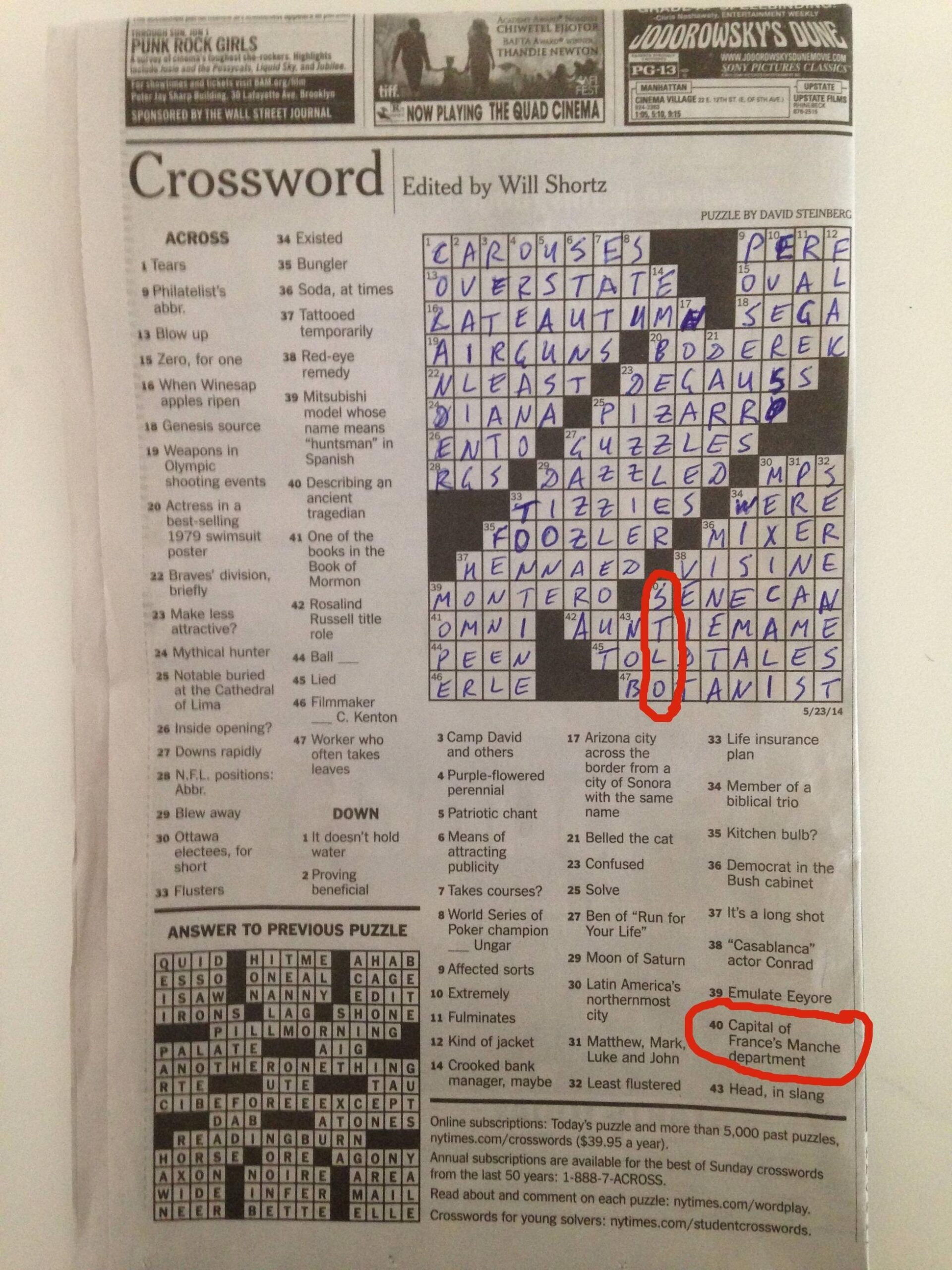 What Are The Conventions Telegraphing When Answers Are Abbreviated In New York Times Crosswords Puzzling Stack Exchange What Are The Conventions Telegraphing When Answers Are Abbreviated In New York Times Crosswords Puzzling Stack Exchange