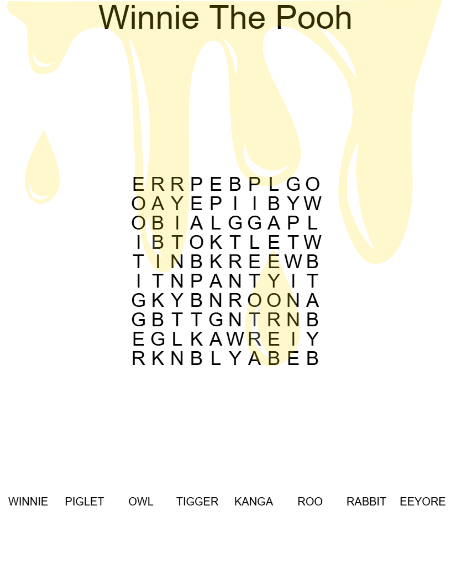 Winnie The Pooh Printable Puzzle Fun Pack With Fun Facts Quote Tracing Page Crossword Word Search And Mad Lib Classful Winnie The Pooh Printable Puzzle Fun Pack With Fun Facts Quote Tracing Page Crossword Word Search And Mad Lib Classful