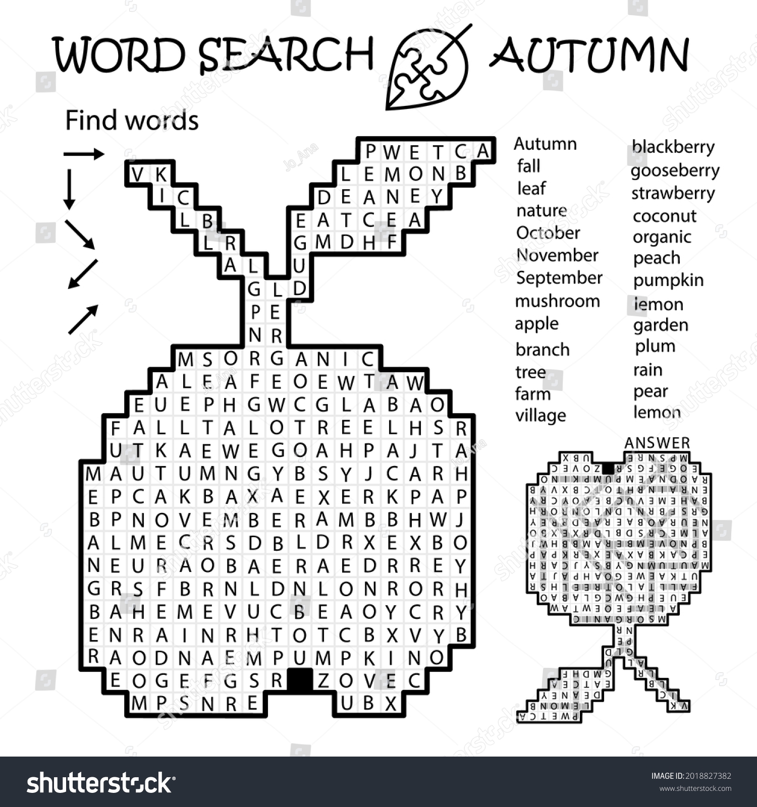 Word Search Crossword Puzzle Apples Autumn Stock Vector Royalty Free 2018827382 Shutterstock Word Search Crossword Puzzle Apples Autumn Stock Vector Royalty Free 2018827382 Shutterstock