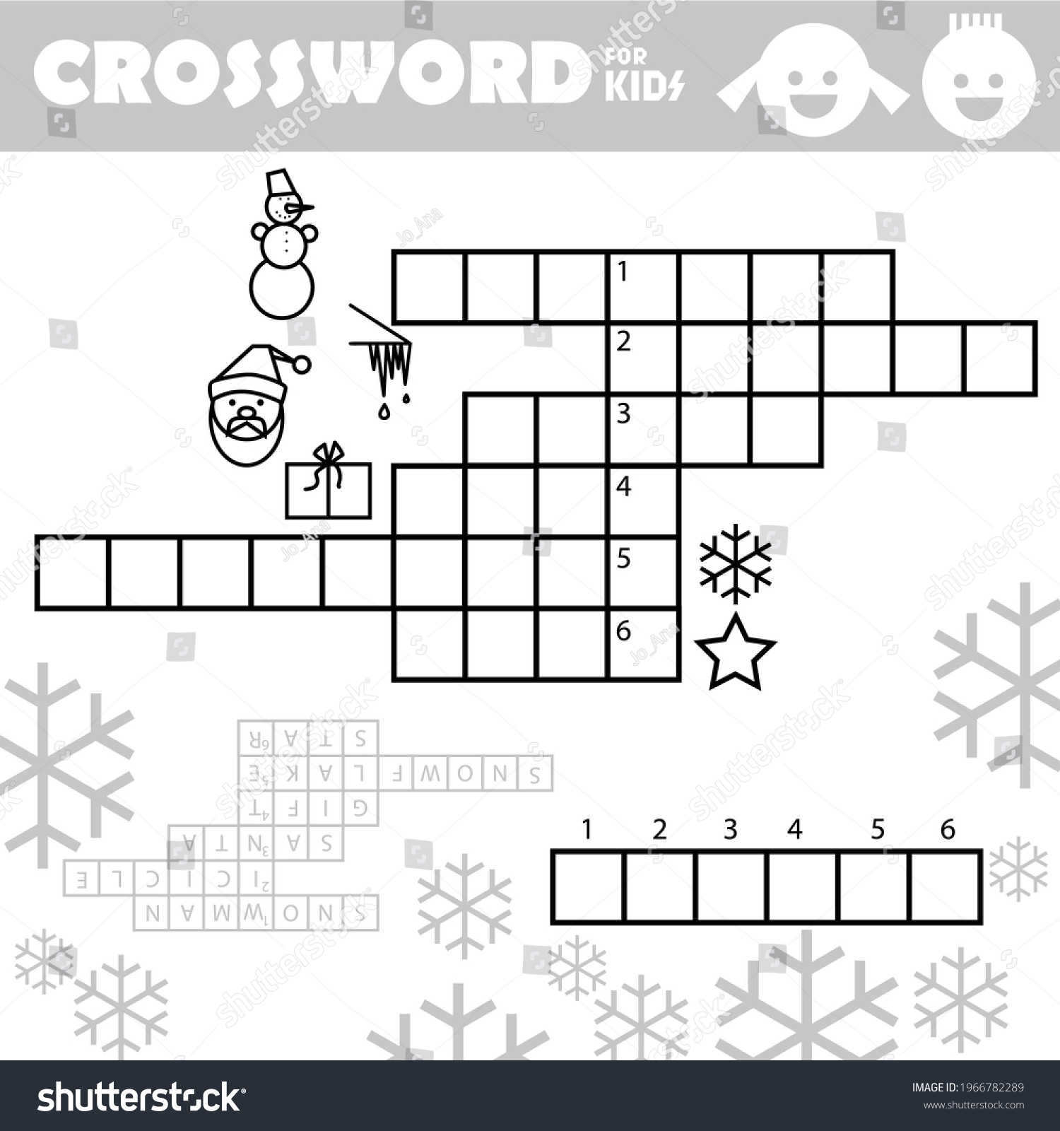 Winter Crossword Puzzle Printable Free Winter Crossword Puzzle Printable Free