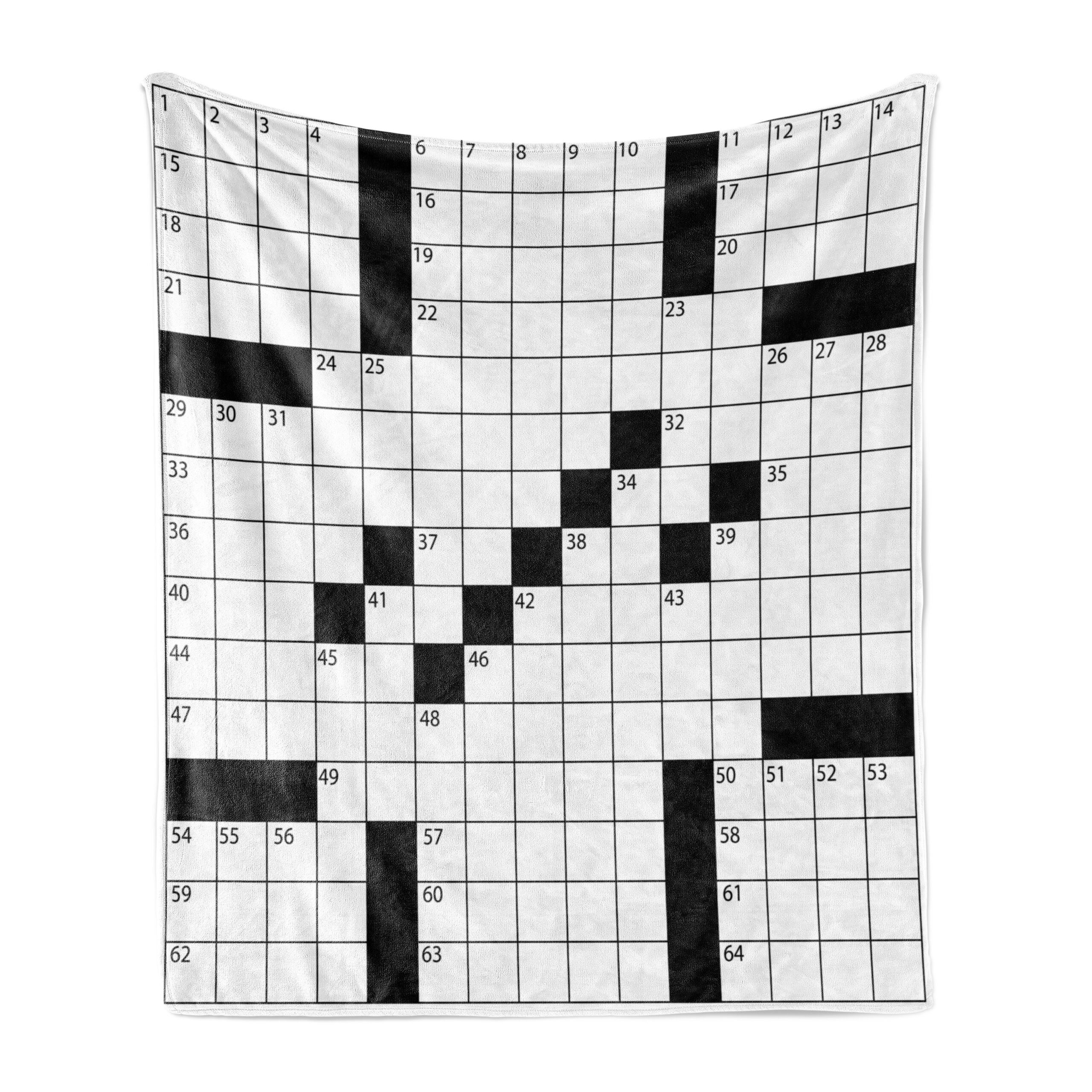 Word Search Puzzle Soft Flannel Fleece Throw Blanket Blank Newspaper Style Crossword Theme Numbers In Word Grid Cozy Plush For Indoor And Outdoor Use 50 X 70 Black And White By Ambesonne  Word Search Puzzle Soft Flannel Fleece Throw Blanket Blank Newspaper Style Crossword Theme Numbers In Word Grid Cozy Plush For Indoor And Outdoor Use 50 X 70 Black And White By Ambesonne