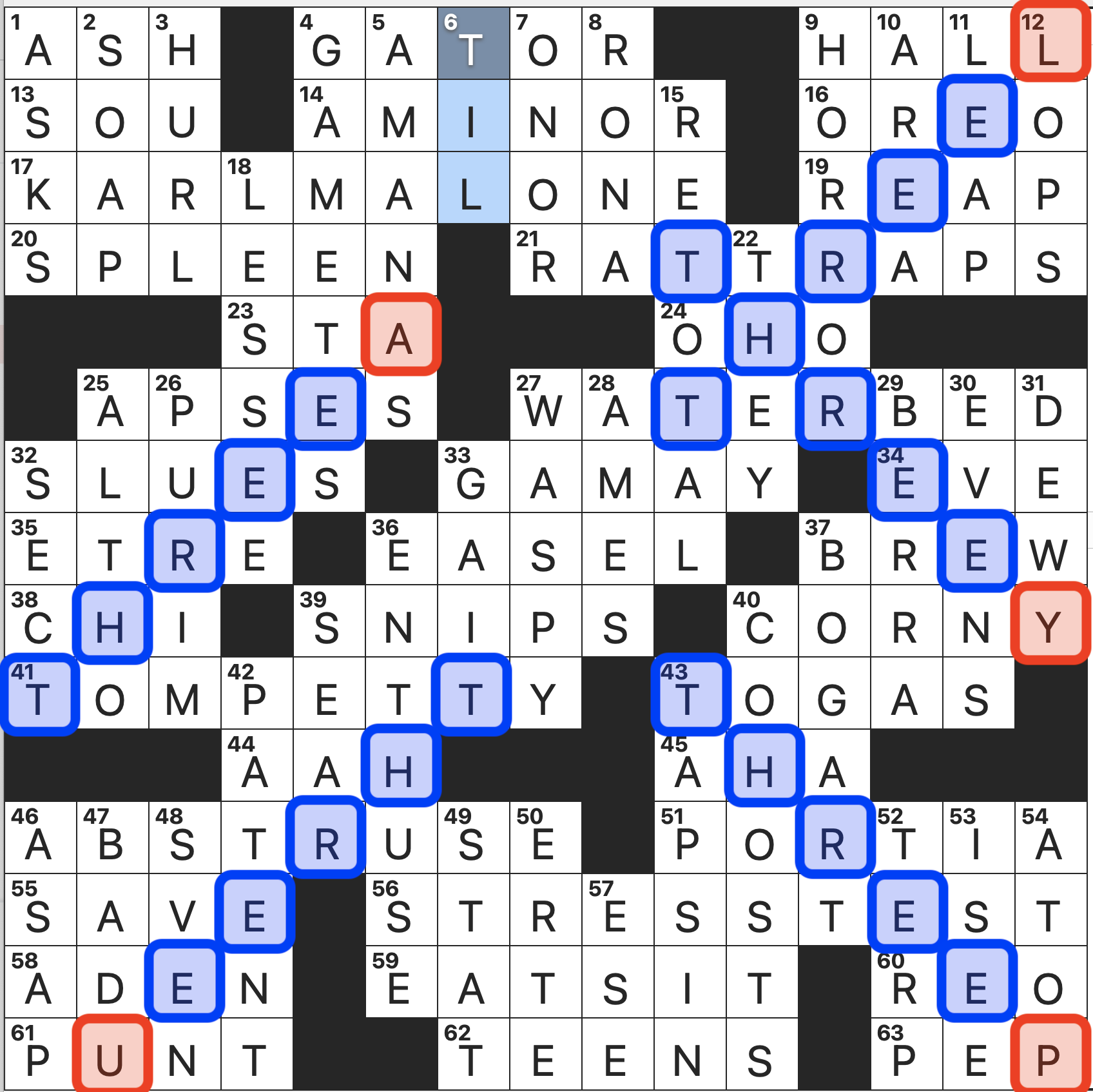 Wall Street Journal Crossword Printable Wall Street Journal Crossword Printable