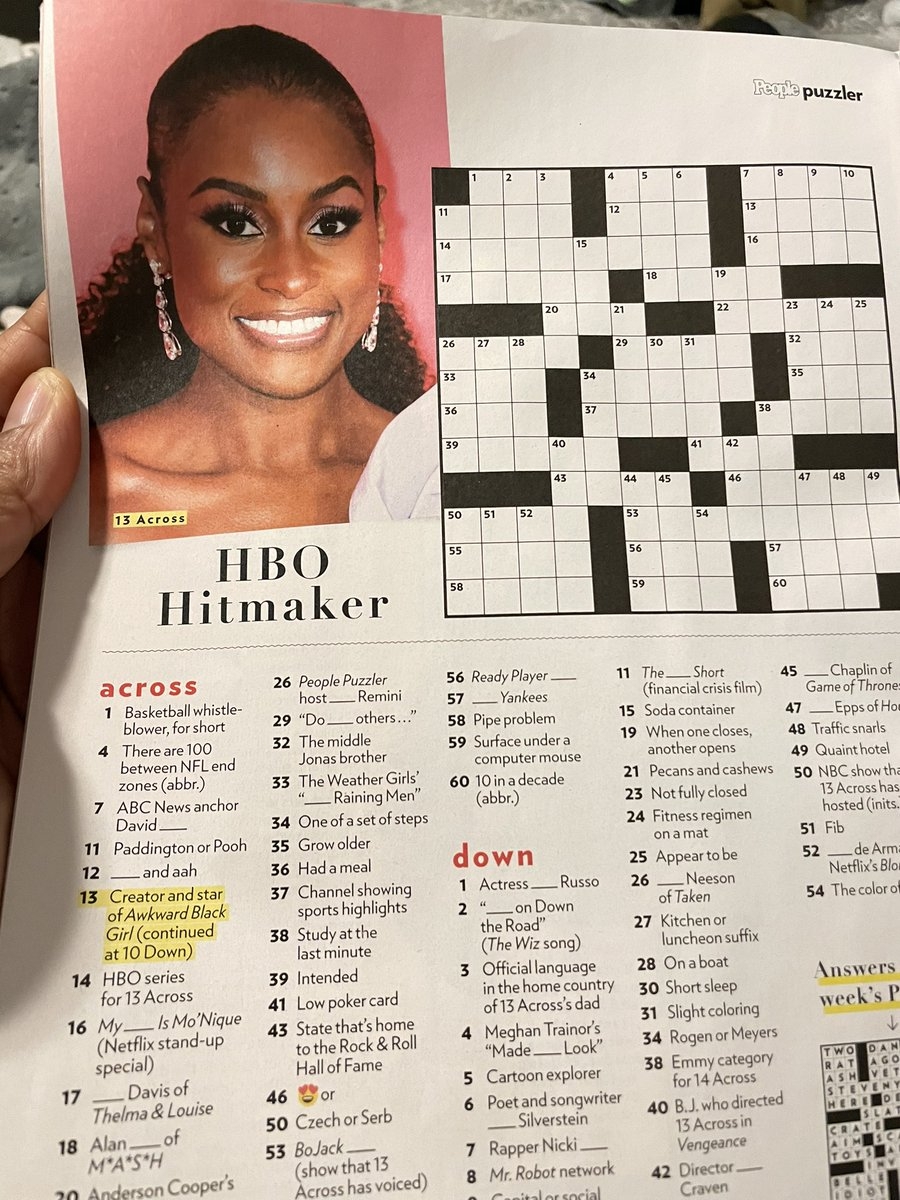 Printable People Magazine Crossword Puzzles Printable People Magazine Crossword Puzzles
