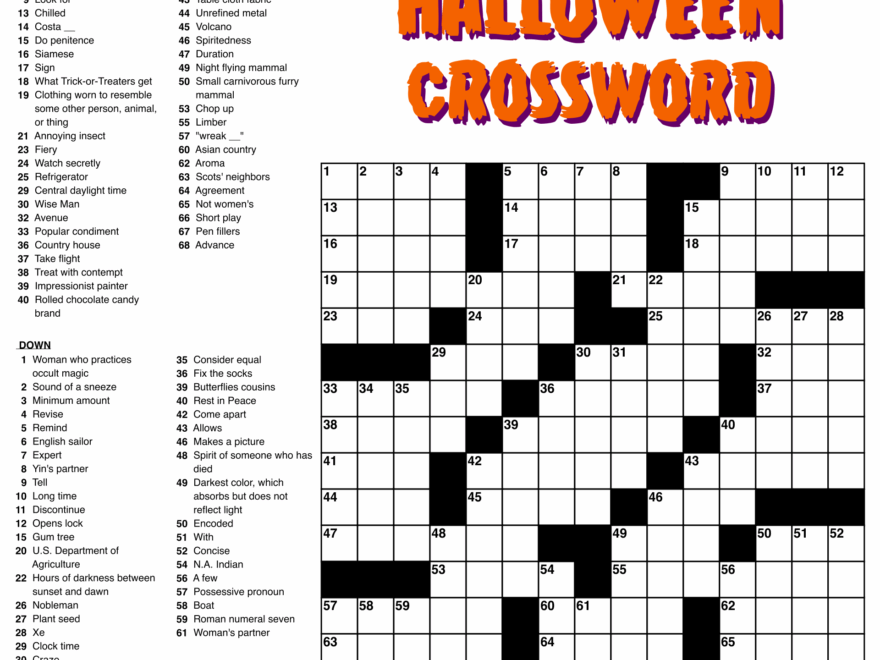 100 Large Print Easy To Medium Crossword Puzzles Worksheets Library