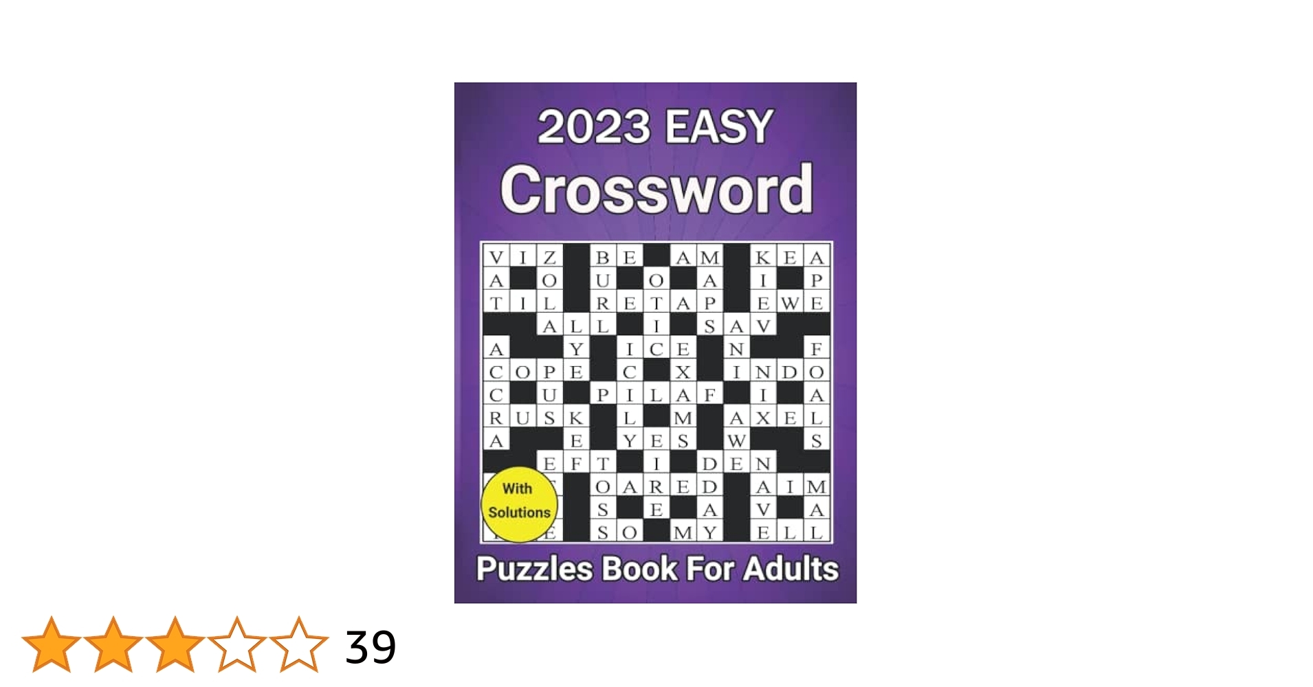 2023 Easy Crossword Puzzles Book For Adults Large Print Easy To Medium Level Crossword Puzzles For Puzzle Lovers Adults And Seniors To Make Your Day Enjoyable With Solutions Barrow Arcelia 9798363294891 Amazon 