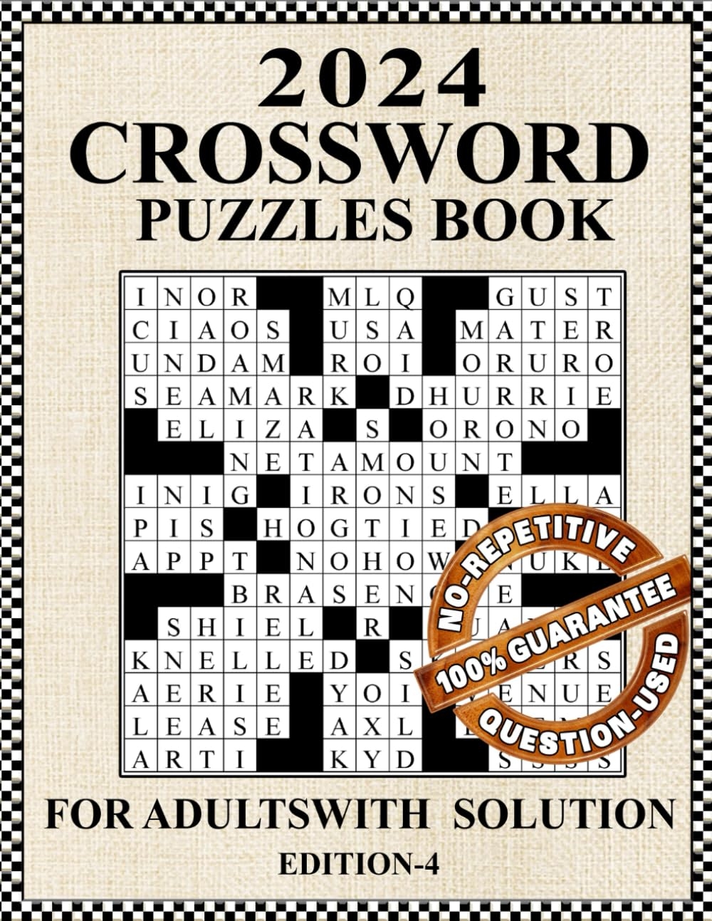 2024 Crossword Puzzles Book For Adults With Solution Easy To Medium Crosswords Book For Seniors Teens Anti Eyes Large Print Fun And Challenging Collection Of Crosswords For Entertain Publishing Elijah 2024 Crossword Puzzles Book For Adults With Solution Easy To Medium Crosswords Book For Seniors Teens Anti Eyes Large Print Fun And Challenging Collection Of Crosswords For Entertain Publishing Elijah
