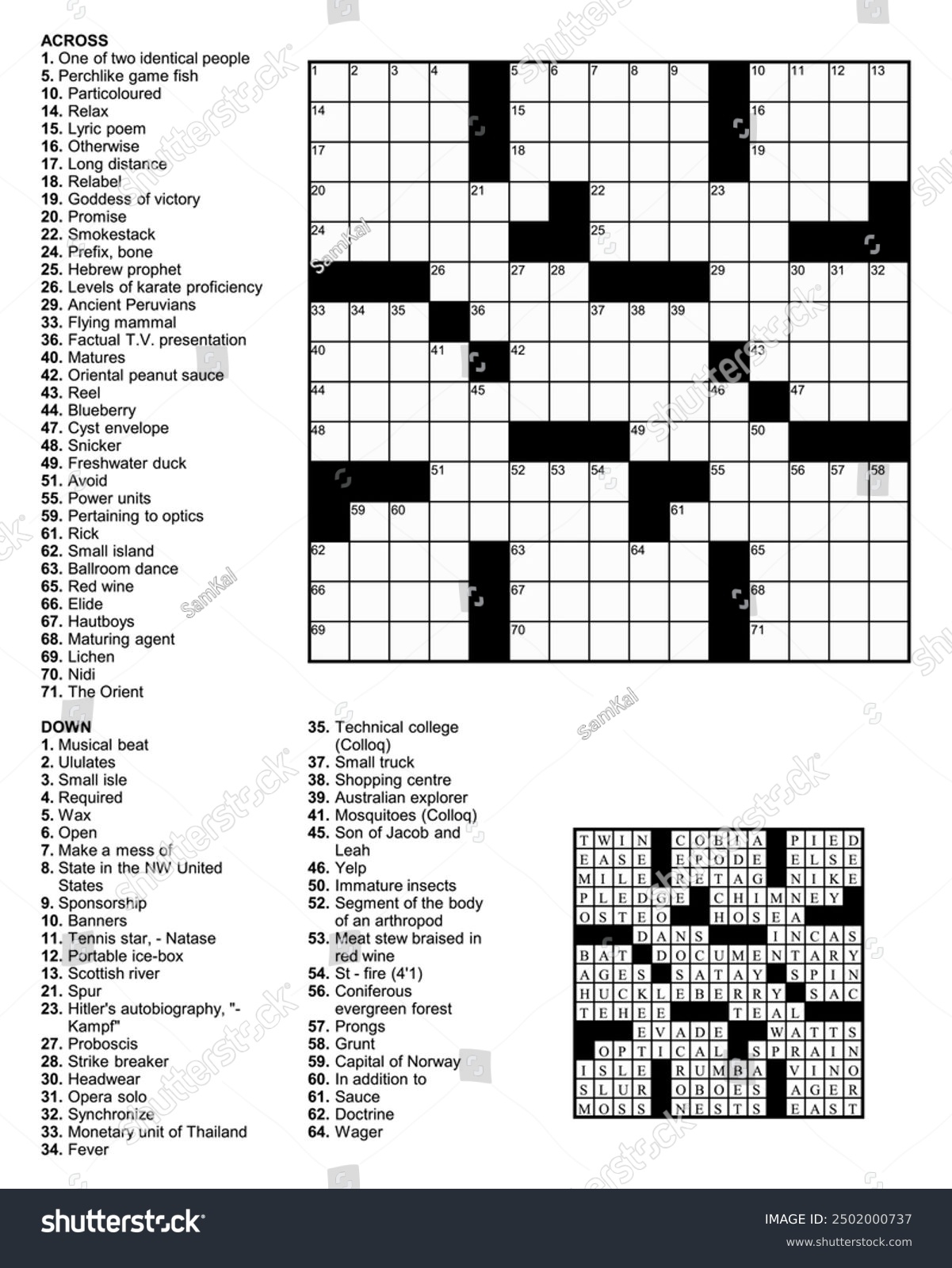 88 Crossword Puzzle Game Newspaper Solve Solution Answer Stock Vectors And Vector Art Shutterstock