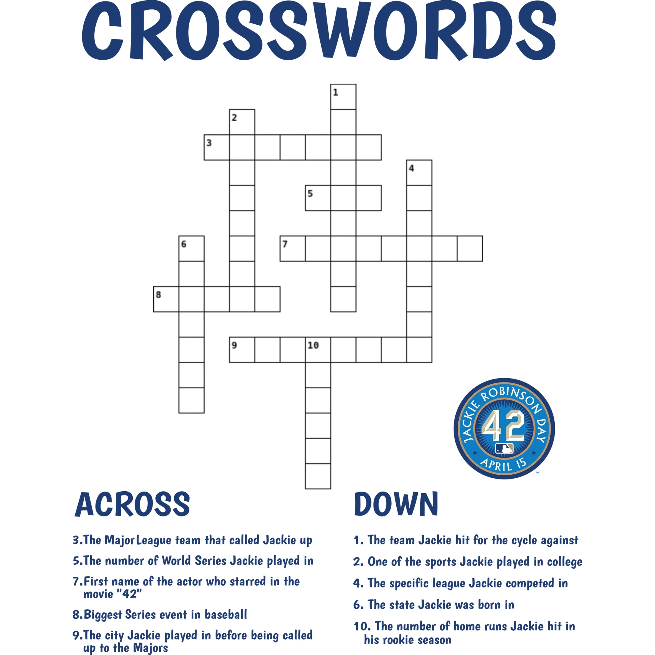 Astros Activities Jackie Robinson Day Activities Houston Astros