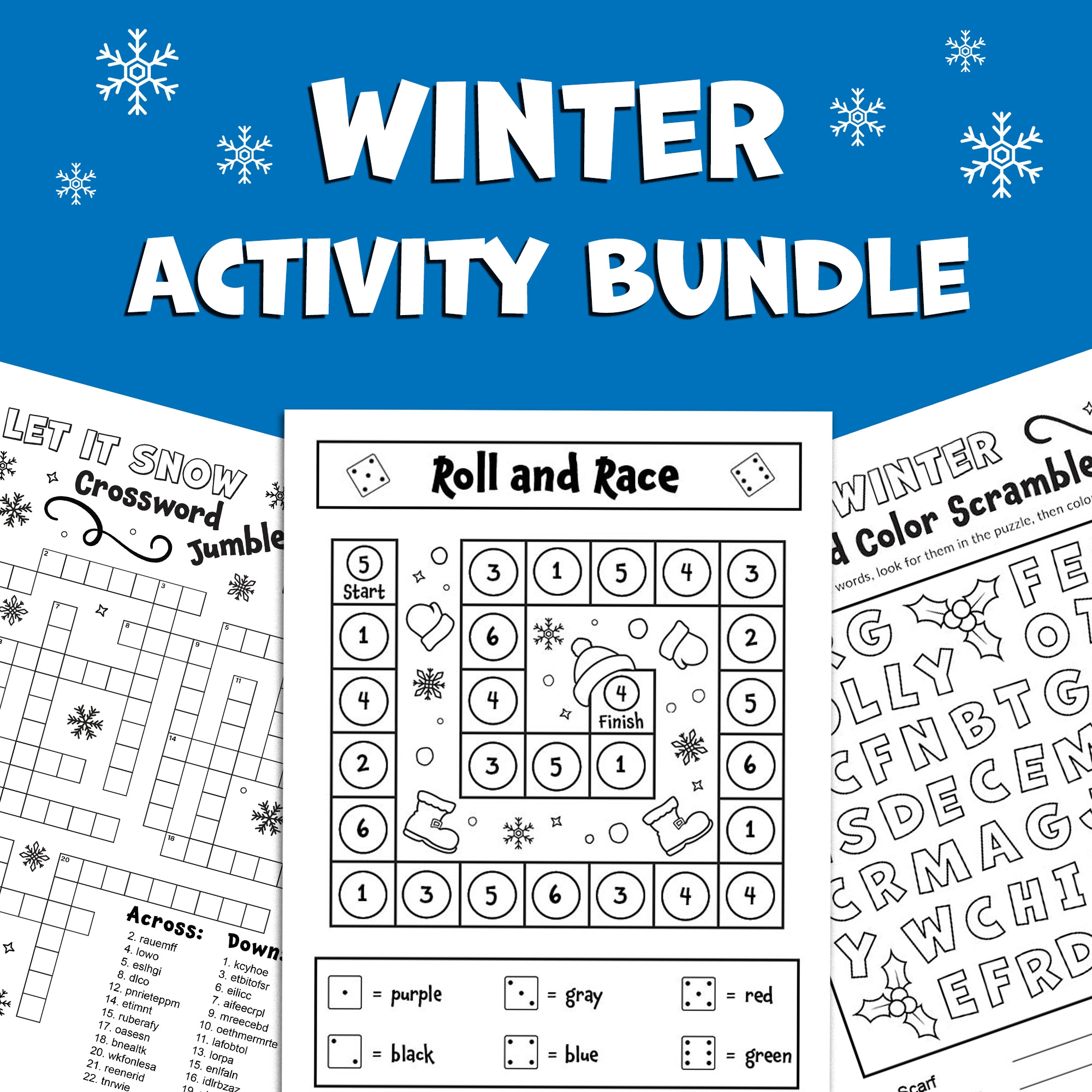 Free Printable Winter Crossword Puzzles