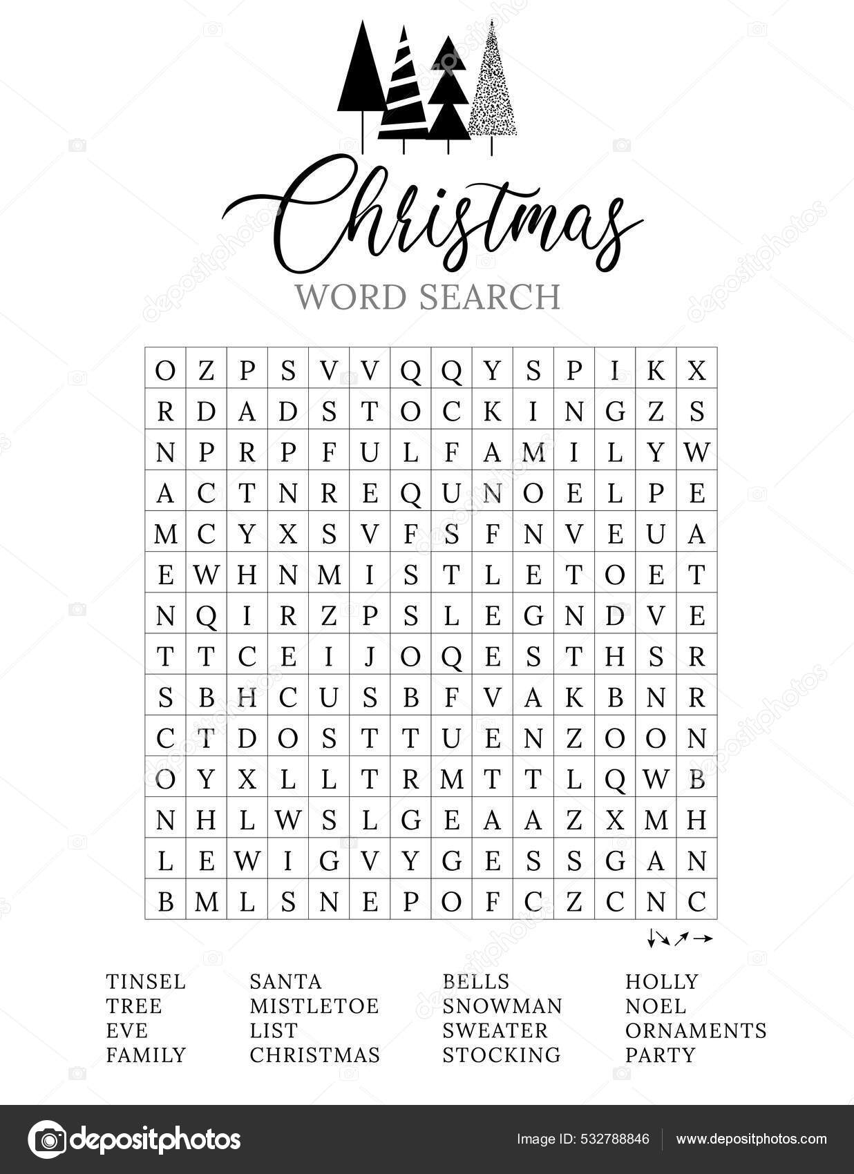 Christmas Word Search Puzzle Logic Game Learning English Words Winter Stock Vector By Nebula47 532788846 Christmas Word Search Puzzle Logic Game Learning English Words Winter Stock Vector By Nebula47 532788846
