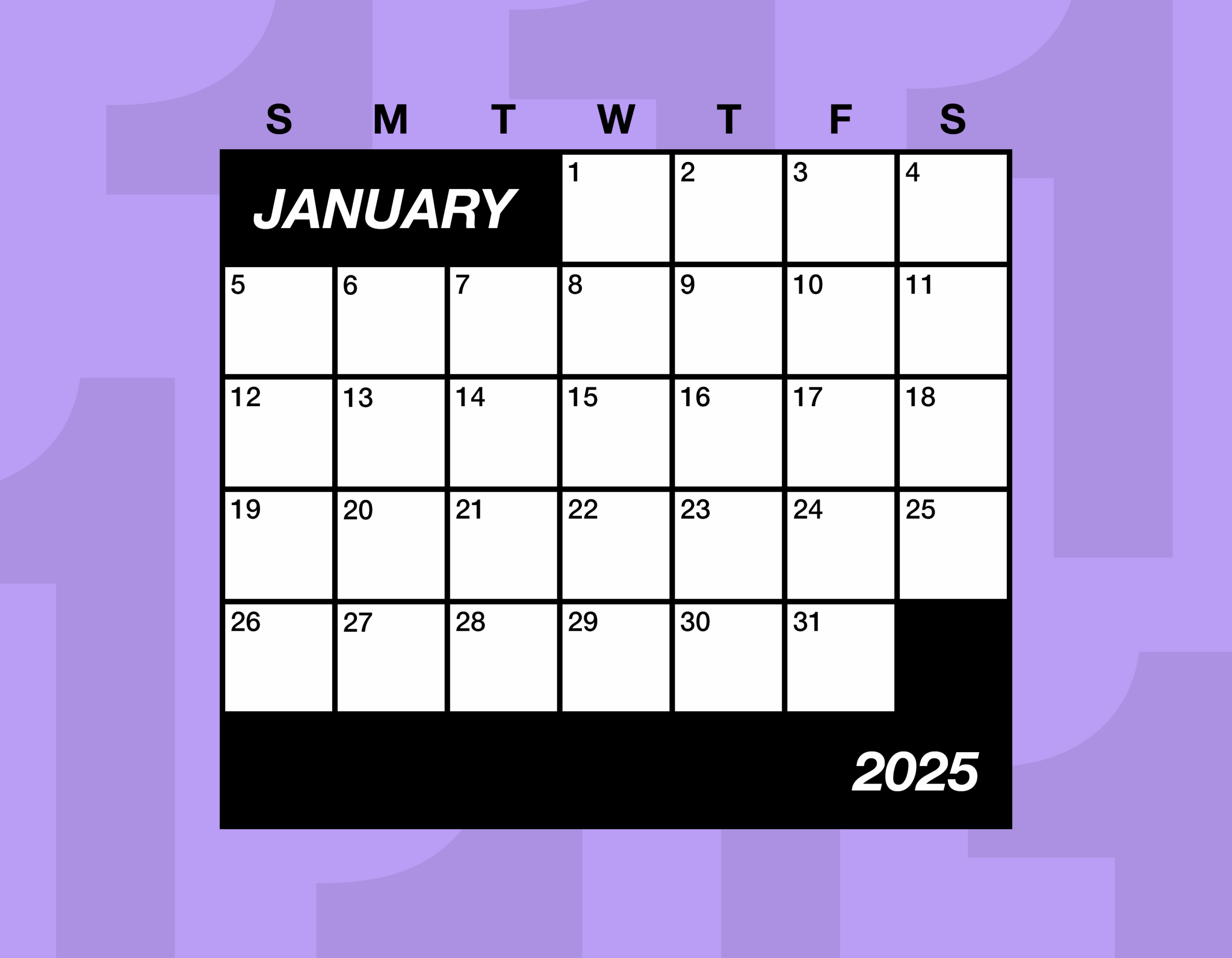 January 2025 Printable Crossword January 2025 Printable Crossword