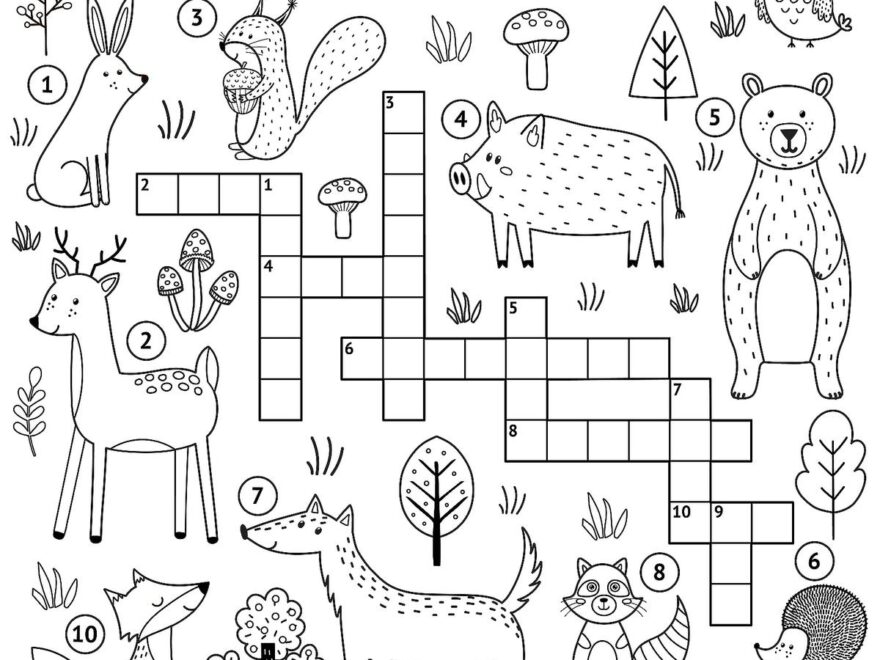 Crossword Puzzles For Kids Fun Free Printable Crossword Puzzle Worksheets Library