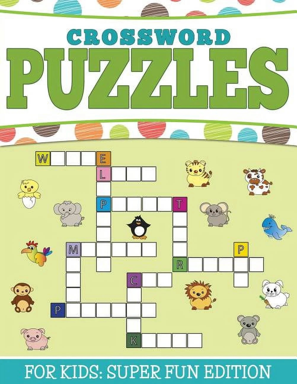 Crossword Puzzles For Kids Super Fun Edition Paperback Walmart