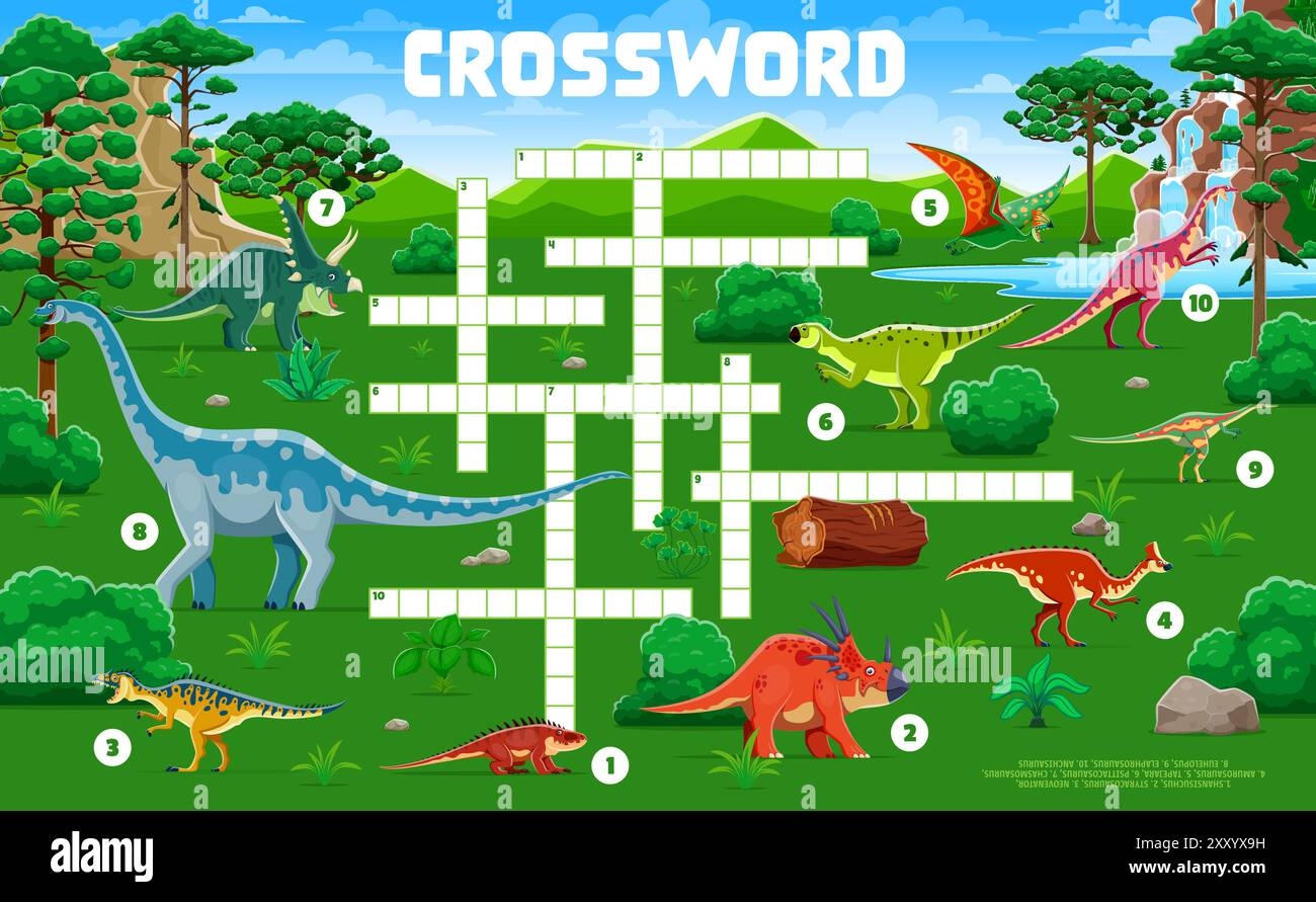 Crossword Quiz Game Grid With Prehistoric Dinosaurs And Cartoon Dino Vector Worksheet Kids Crossword Quiz Game To Guess Jurassic Dinosaurs Giant Lizards And Reptiles Names In Prehistoric Forest Stock Vector Image Crossword Quiz Game Grid With Prehistoric Dinosaurs And Cartoon Dino Vector Worksheet Kids Crossword Quiz Game To Guess Jurassic Dinosaurs Giant Lizards And Reptiles Names In Prehistoric Forest Stock Vector Image