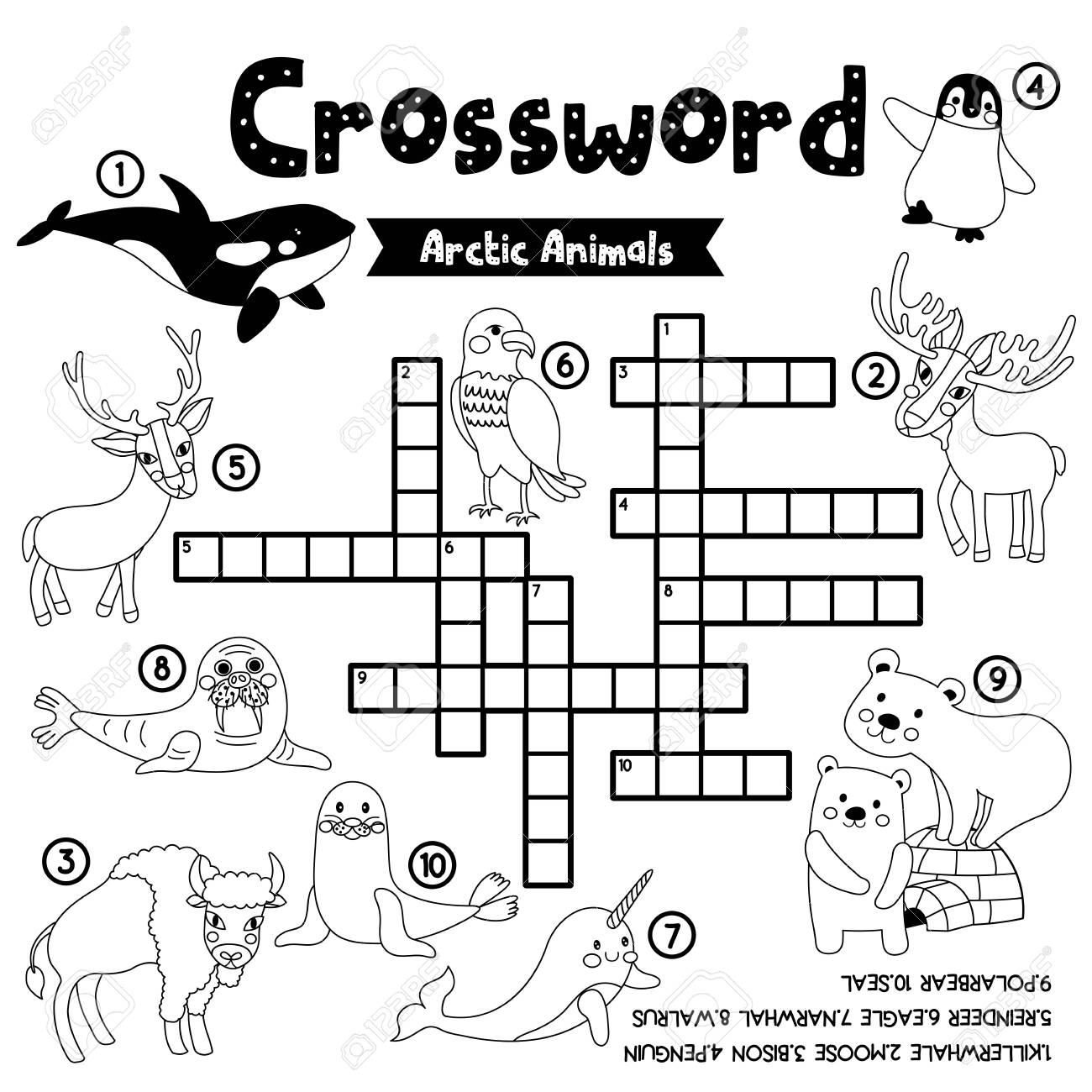 Kids Crosswords Printable