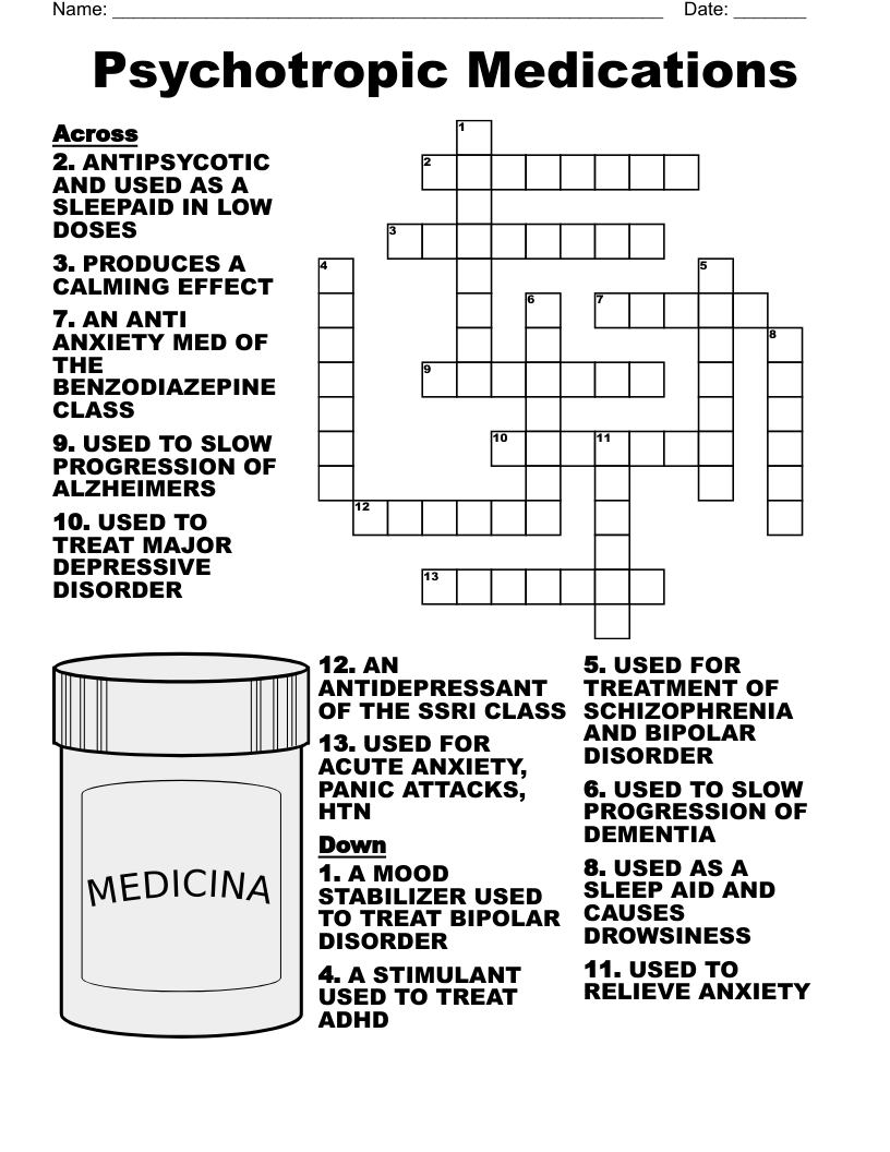 Dementia Crossword WordMint Dementia Crossword WordMint