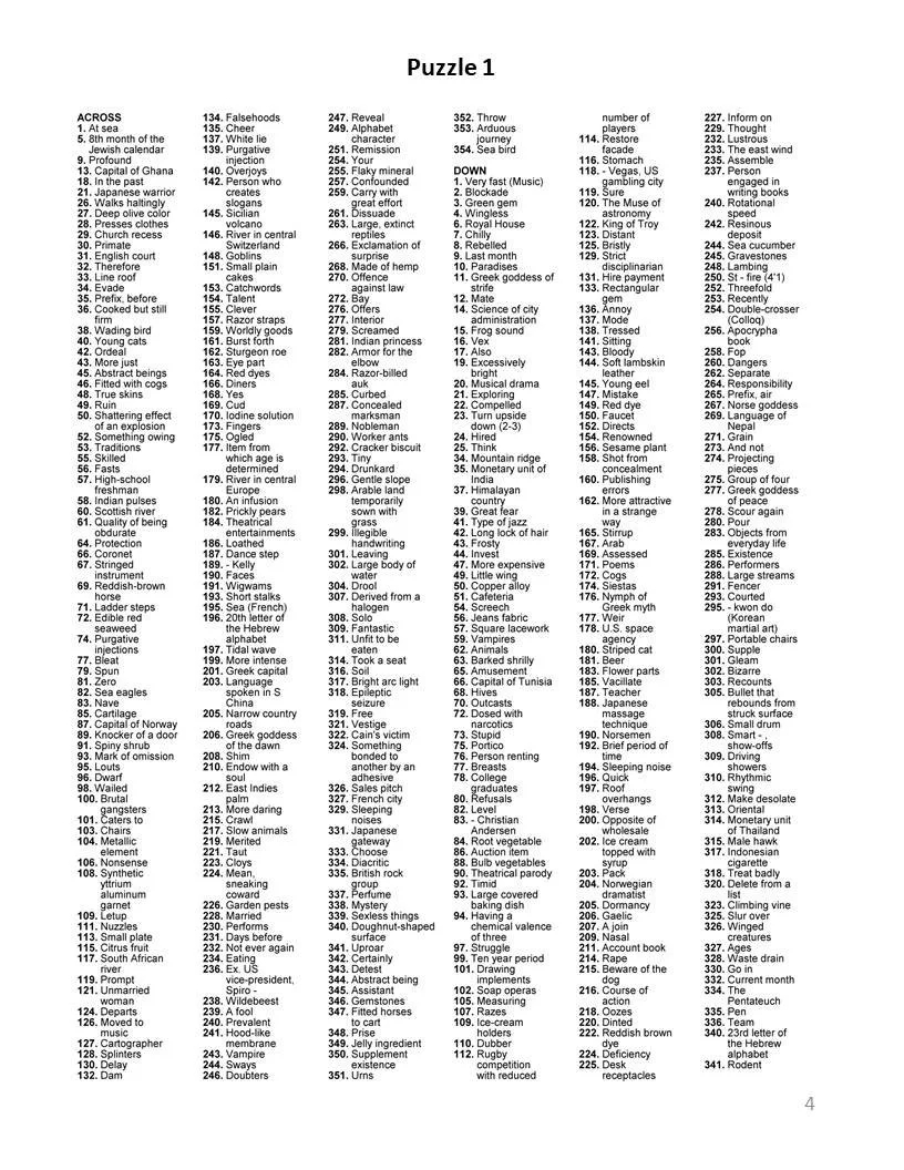 Digital Download 40 Printable Giant Crossword Puzzles For Adults Large Print Easy To Read Mega Size Games With Solutions Etsy Norway Digital Download 40 Printable Giant Crossword Puzzles For Adults Large Print Easy To Read Mega Size Games With Solutions Etsy Norway