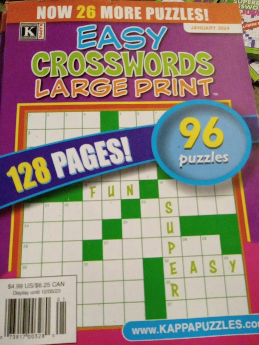 Fun Easy Crossword Puzzles Printable
