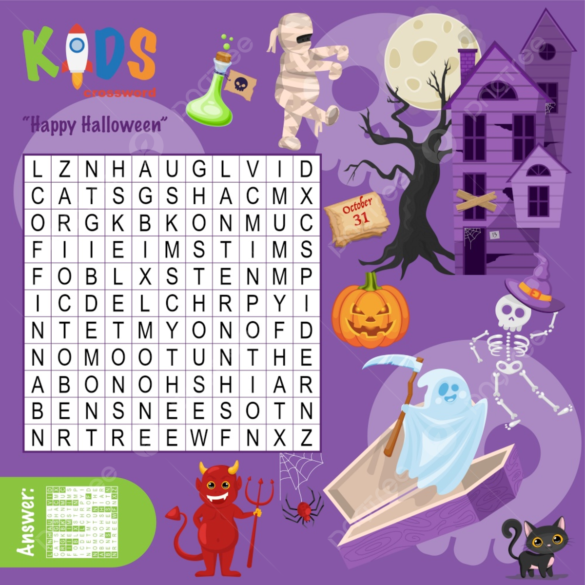 Easy Crossword Puzzles Printable For Teens