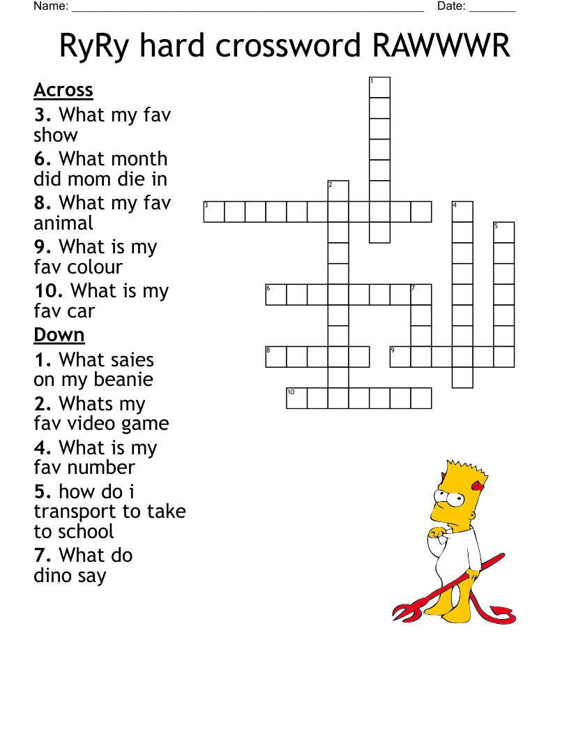 Fast And Furious Crossword WordMint