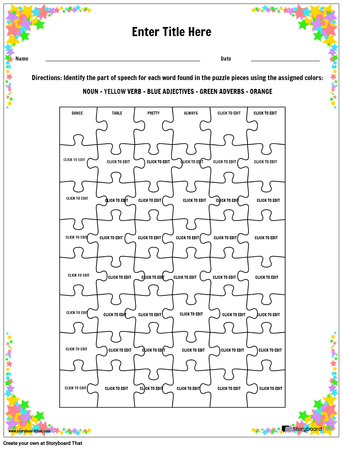 Free Grammar Worksheets Storyboard That s Exercises In 2025