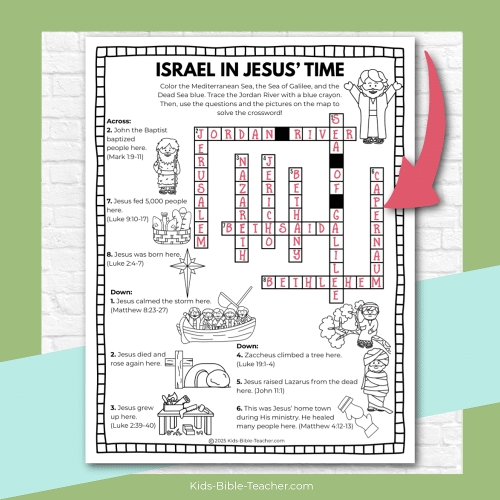Free Printable Jesus Crossword Puzzles