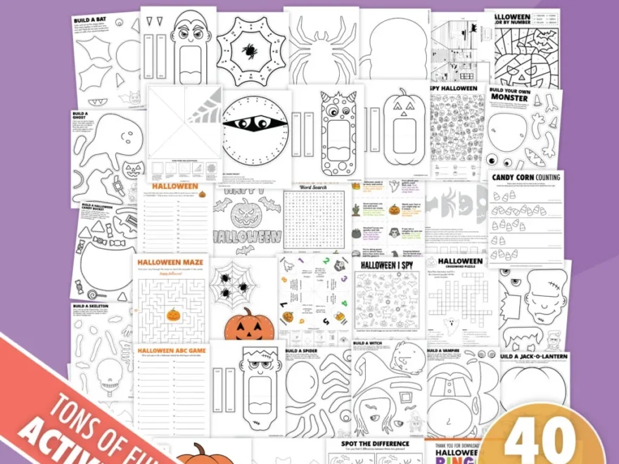Free Printable Halloween Crossword Puzzle Pjs And Paint