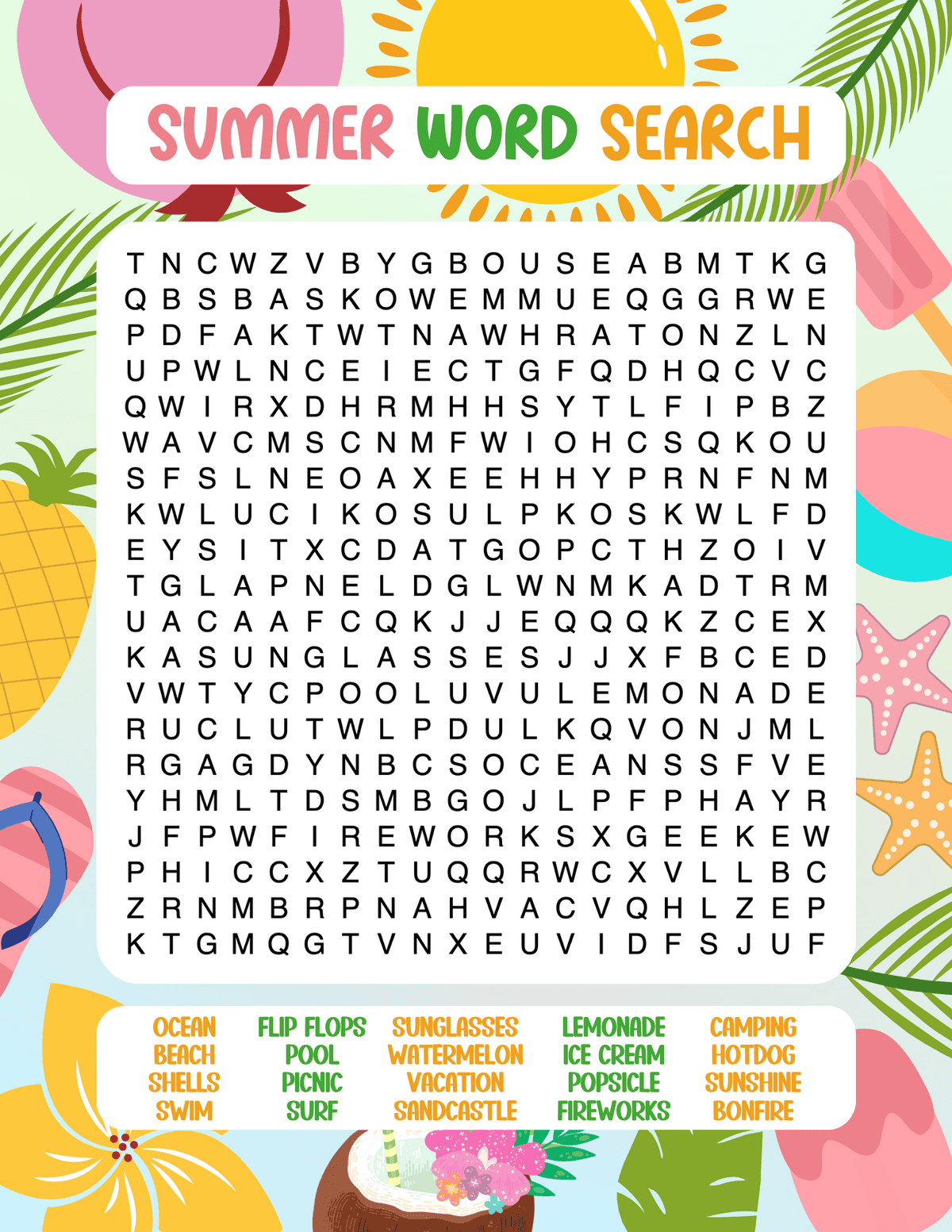 Free Printable Themed Crossword Search Puzzles