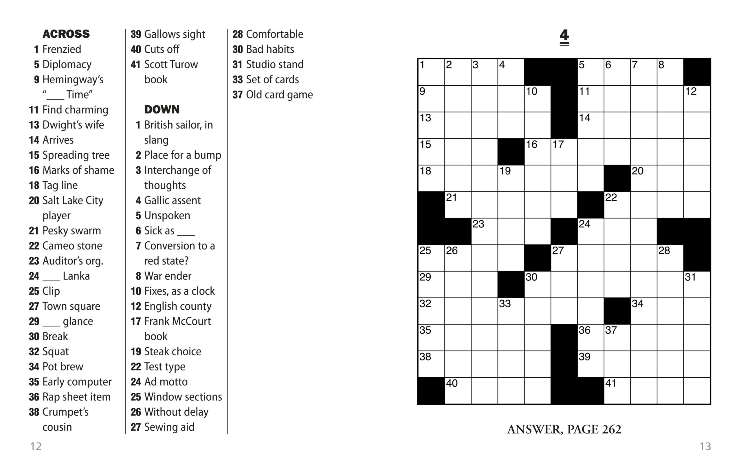 Free Printable General Knowledge Crosswords