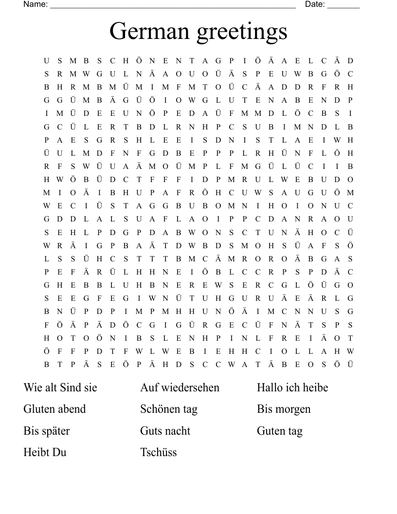 Easy German Crossword Puzzles Printable Easy German Crossword Puzzles Printable