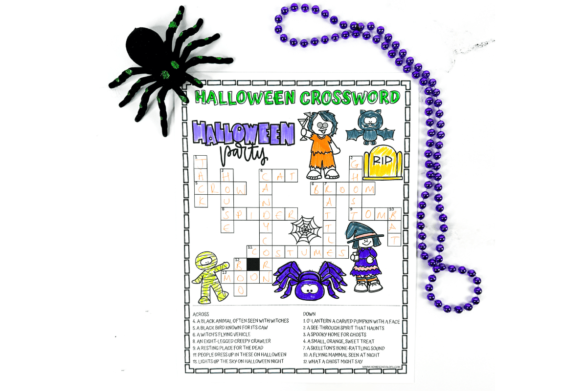 Free Printable Halloween Crossword Puzzles For Adults