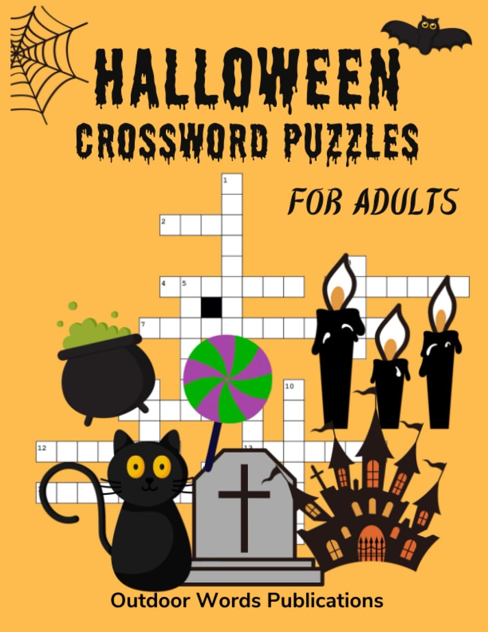 Halloween Crossword Puzzles For Adults Festival Themed Puzzle Book For Halloween By Outdoor Words Publications Goodreads