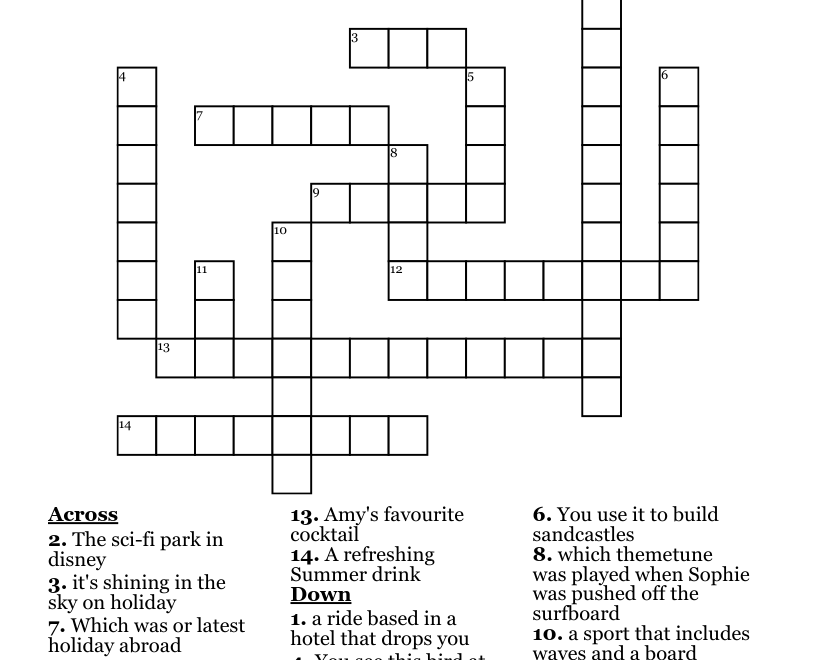 Happy Holidays Crossword WordMint