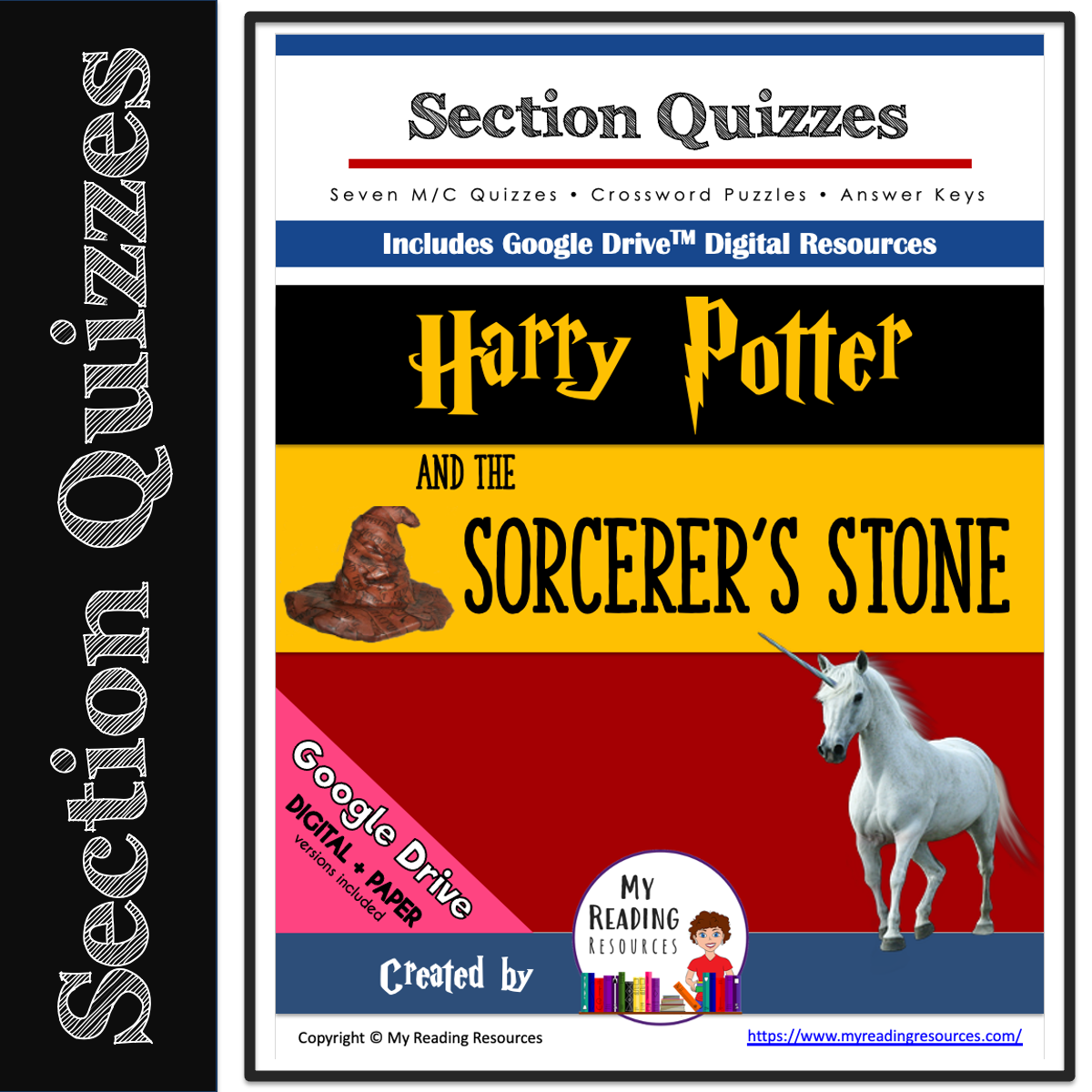 Harry Potter And The Sorcerer s Stone Section Quizzes Crossword Puzzles My Reading Resources