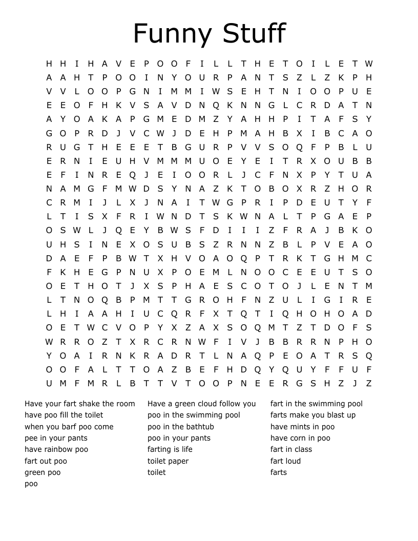 Fun Printable Crossword Puzzles