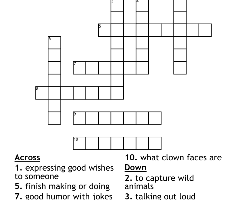INFLECTED ENDINGS Crossword WordMint