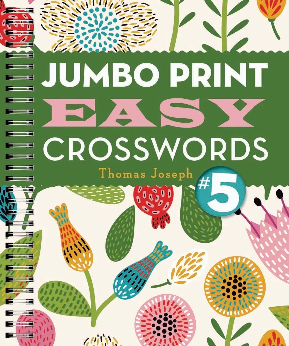 Jumbo Print Easy Crosswords 5 By Thomas Joseph Hachette Book Group