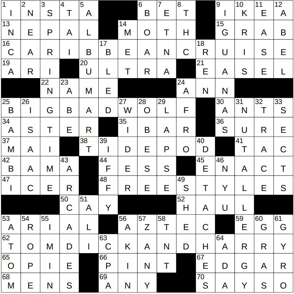 LA Times Crossword