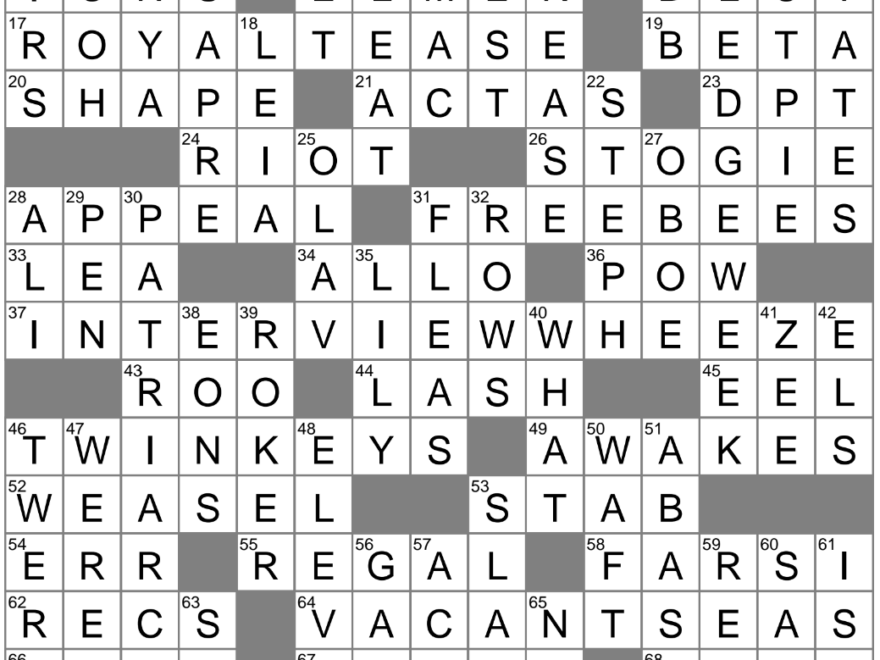 LA Times Crossword 25 Jul 25 Friday LAXCrossword