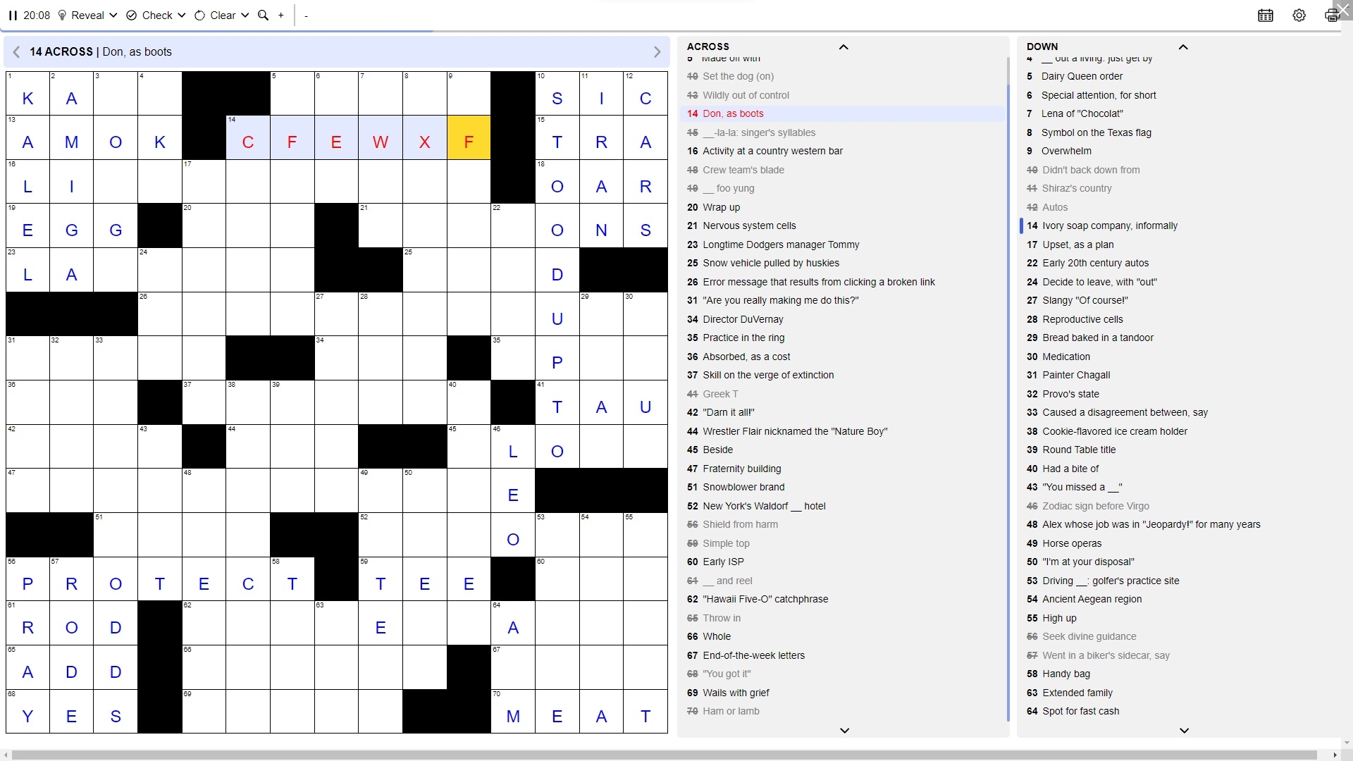 LA Times Crossword Play Online On SilverGames 