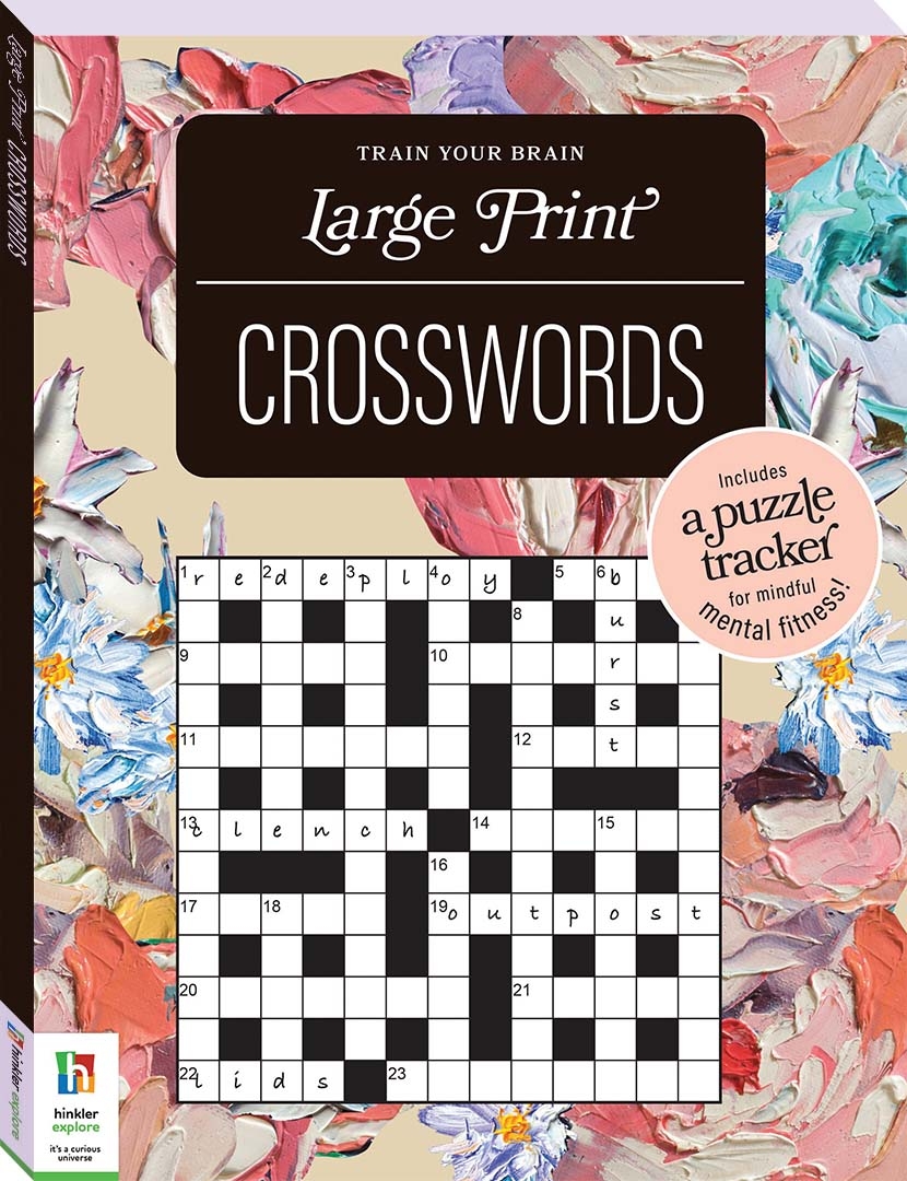 Large Print Crosswords Puzzle Books Books Adult Hinkler Large Print Crosswords Puzzle Books Books Adult Hinkler