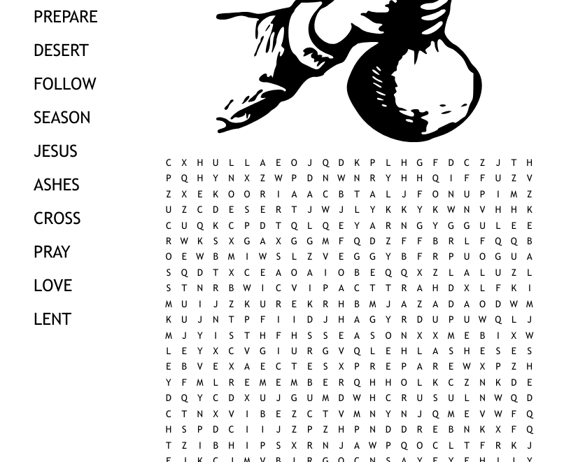 Lent Crossword WordMint