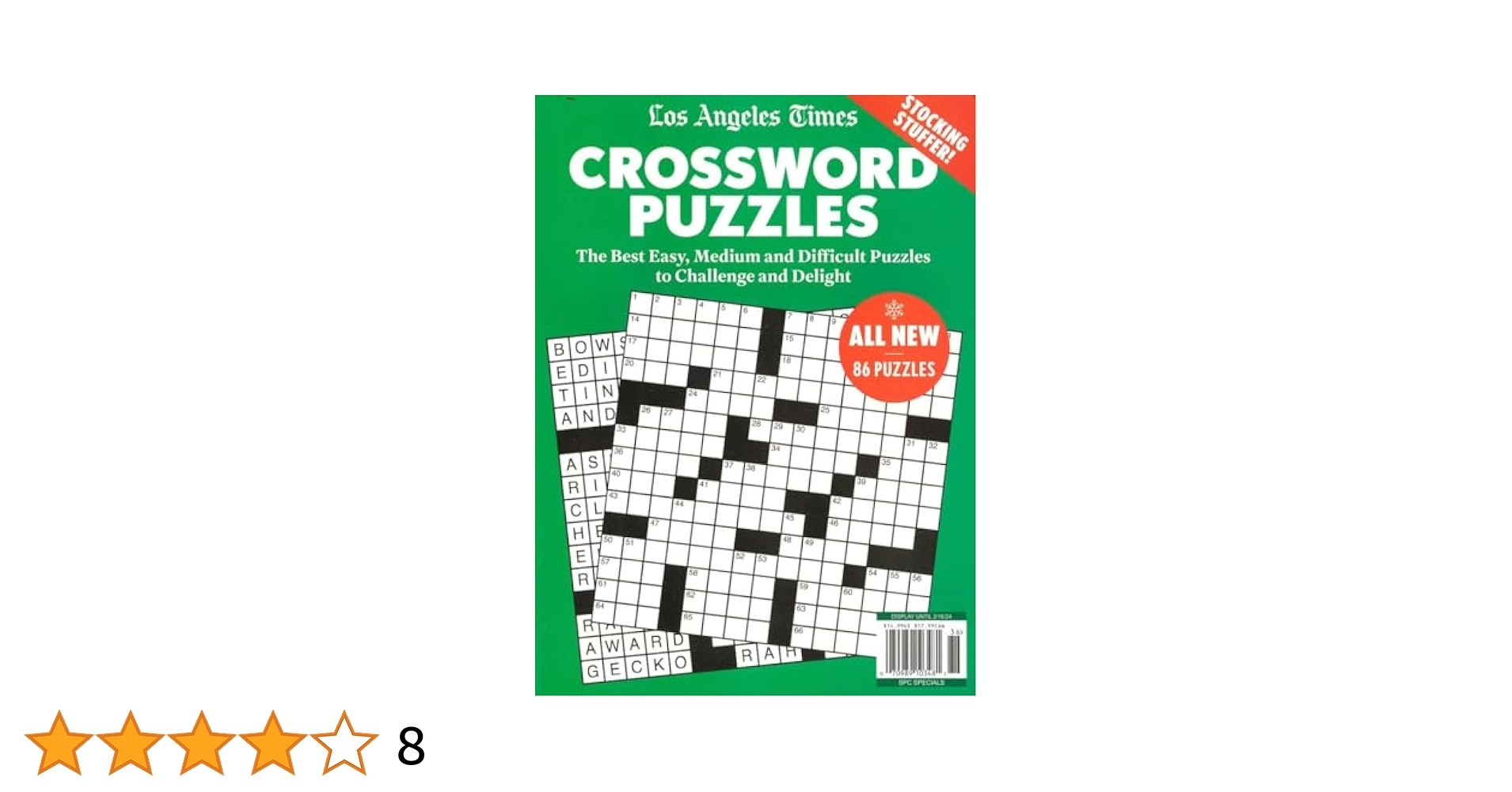 LOS ANGELES TIMES MAGAZINE SPECIAL EDITION 2024 CROSSWORDS PUZZLES Amazon Books