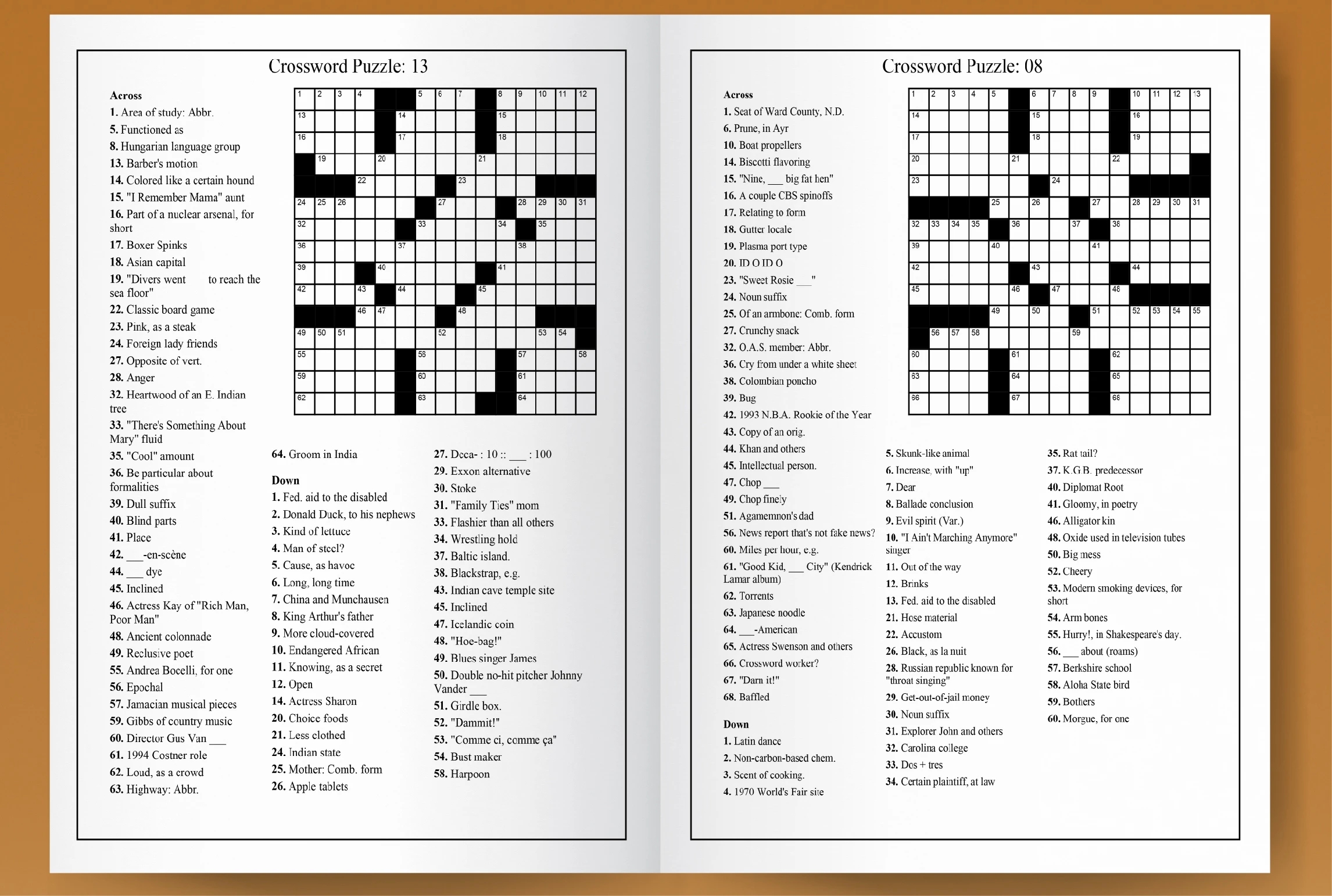 Make Custom Crossword Puzzle Large Print For Kdp Interior By Design4yoou Fiverr